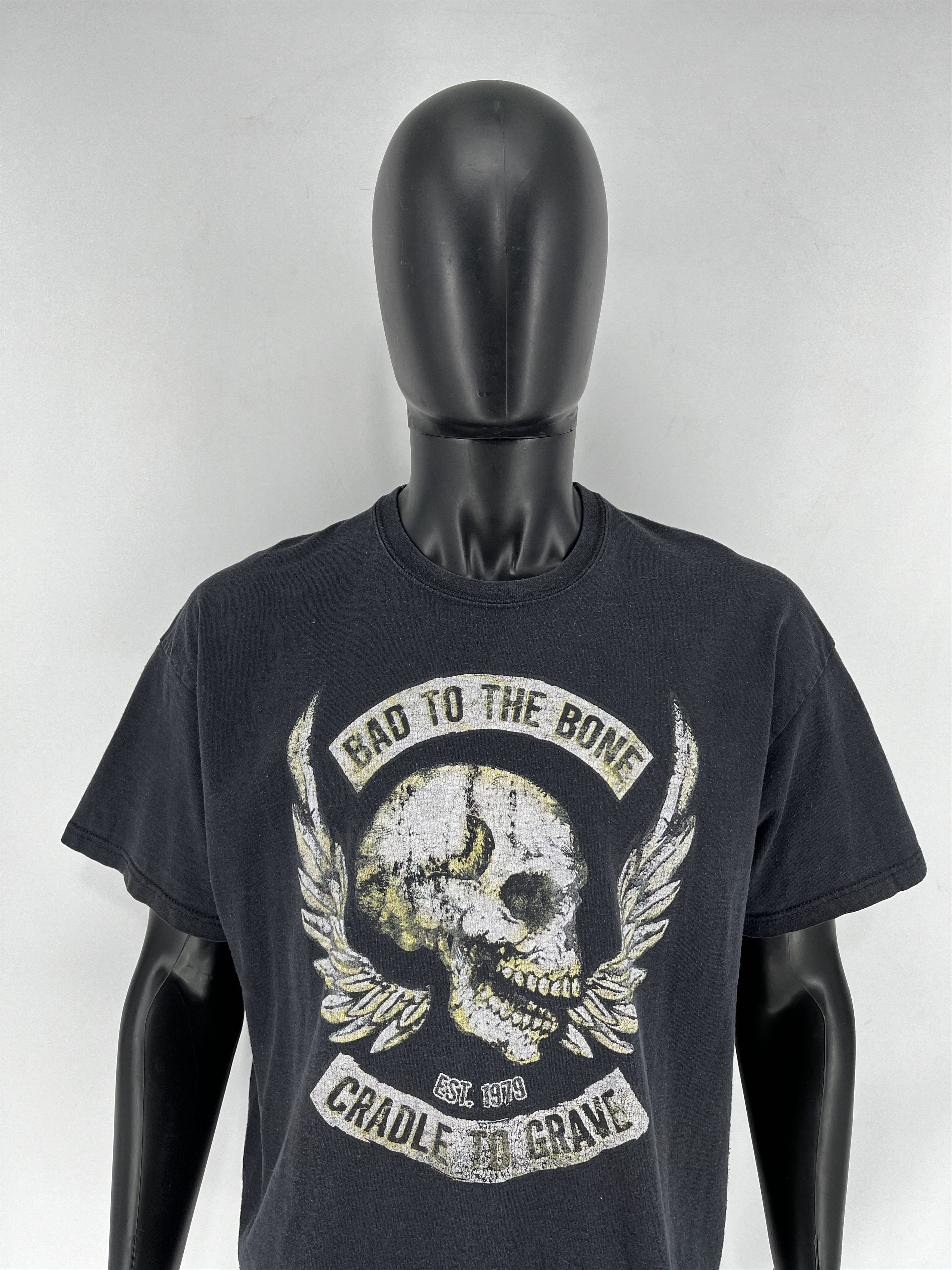 Band Tees Vintage Bad To The Bone cradle to grave Pirate Y2K T-Shirt Size US XXL / EU 58 / 5 - 1 Thumbnail