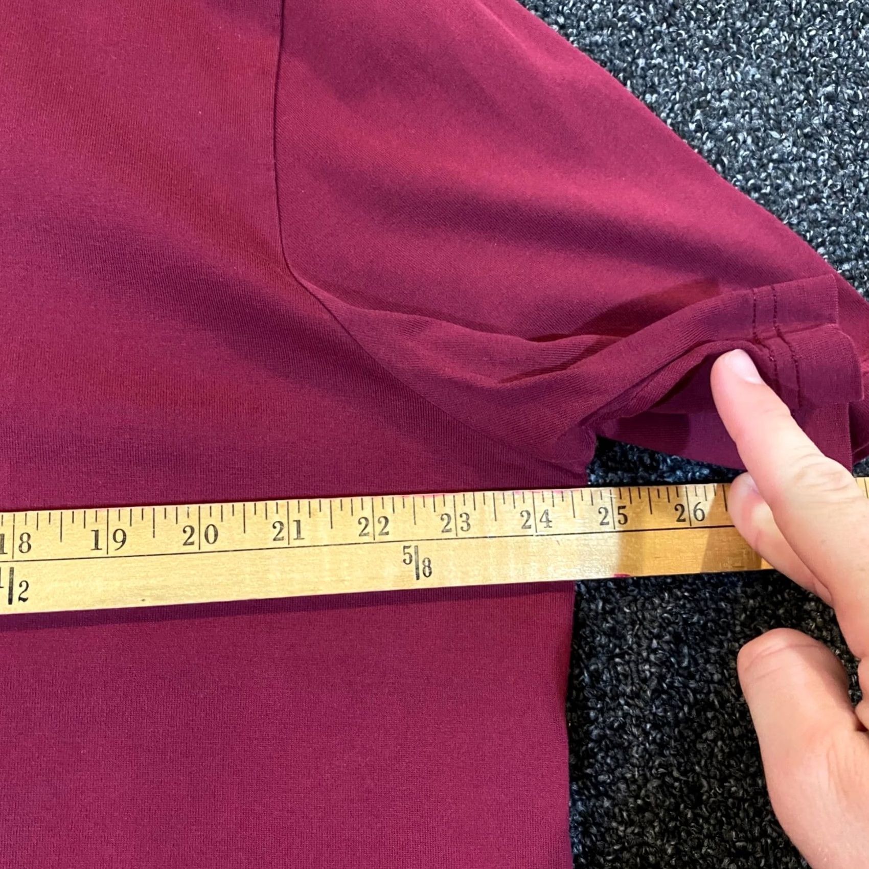 Lacoste VINTAGE Lacoste Polo Mens 7 Deep Red Golf Shirt S/S France Logo Casual Shirt Mens Slim fit? Size US M / EU 48-50 / 2 - 5 Thumbnail
