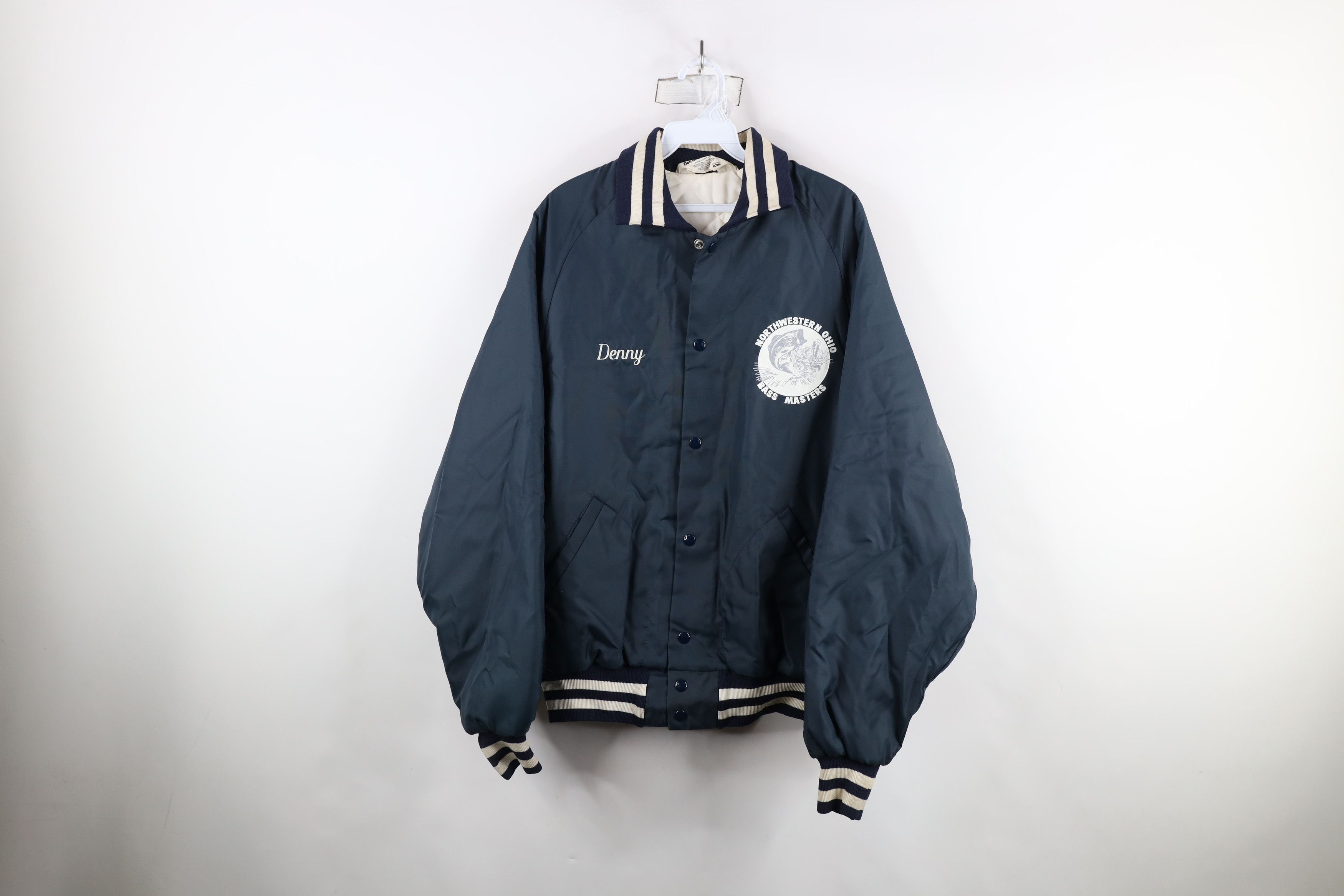 Vintage Vintage 80s 90s Northwestern Ohio Bass Masters Jacket Size US L / EU 52-54 / 3 - 1 Thumbnail