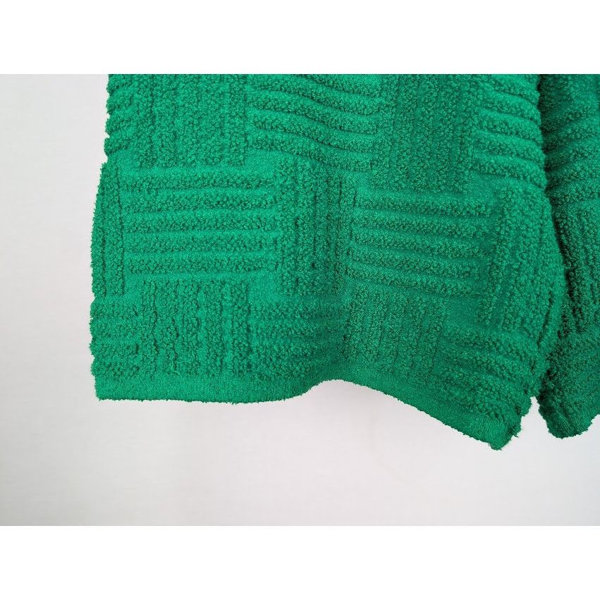 Bottega Veneta o1rshd1 MW Jacquard Towelling Knit Shorts in Parakeet Size US 32 / EU 48 - 8 Thumbnail