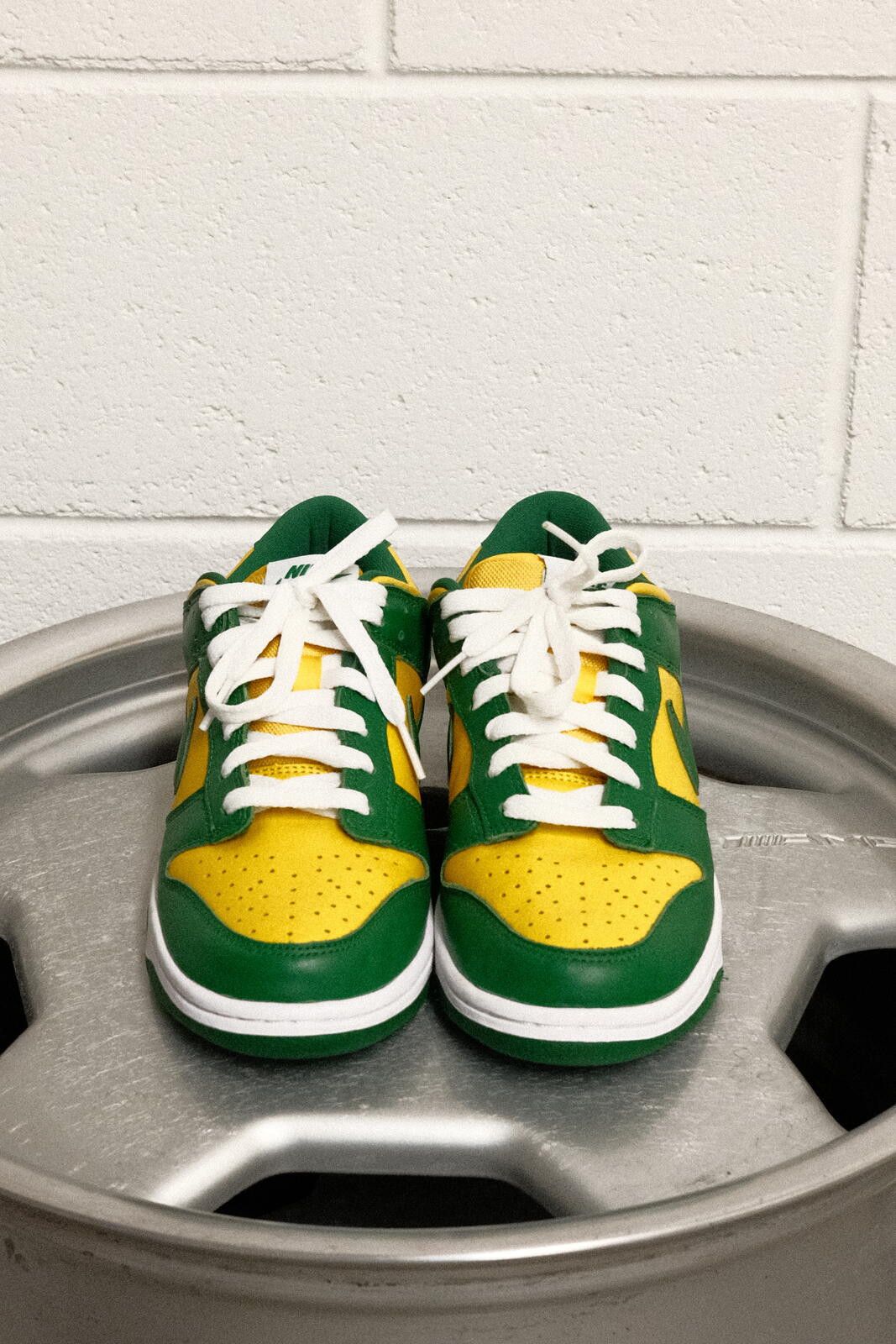 Nike Nike Dunk Low Green and Yellow Sneakers Size US 7.5 / IT 37.5 - 1 Thumbnail