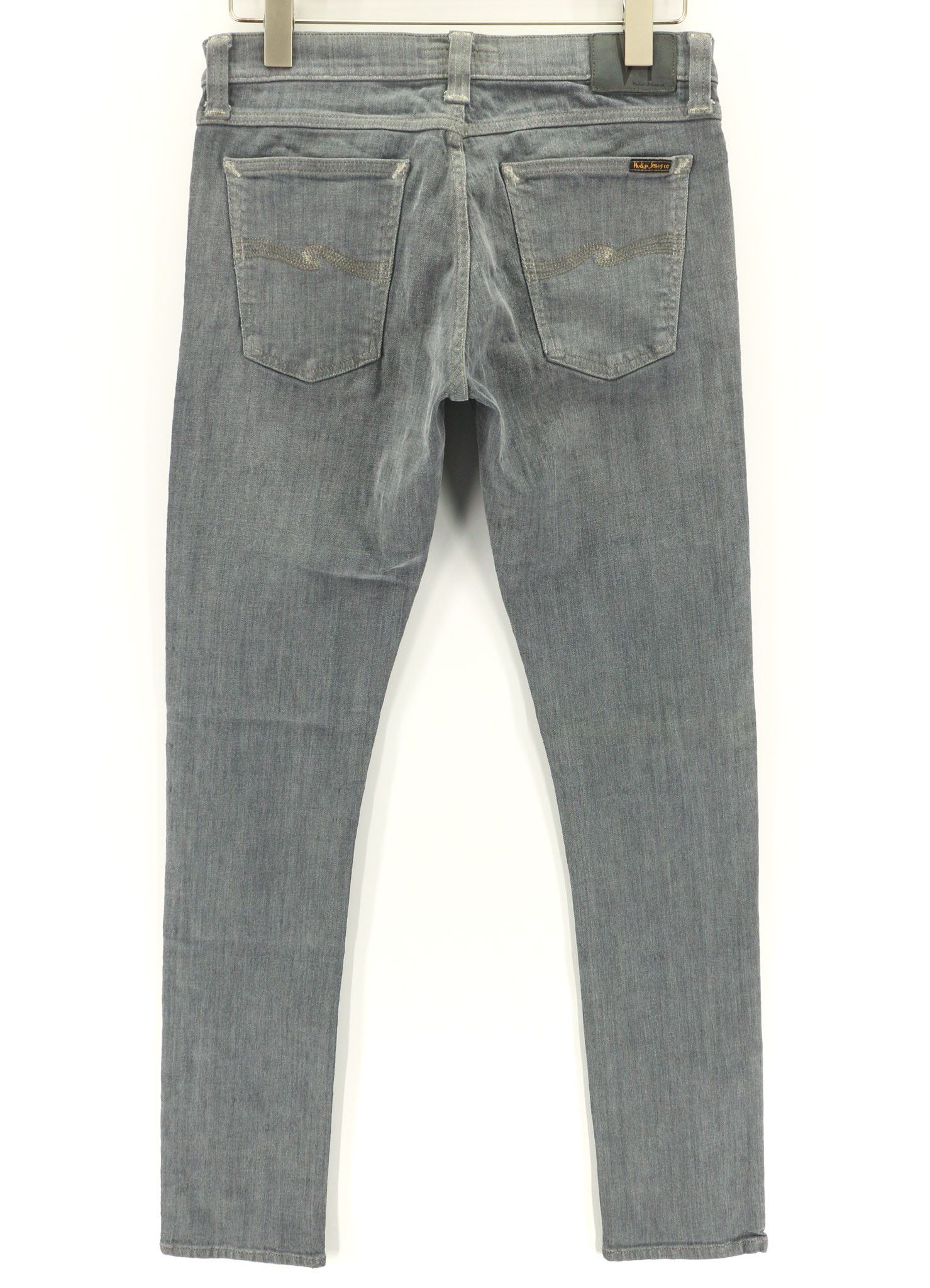 Nudie Jeans TIGHT LONG JOHN W31/L34 Organic Charcoal Slim Fit 80669 Size US 31 - 2 Thumbnail