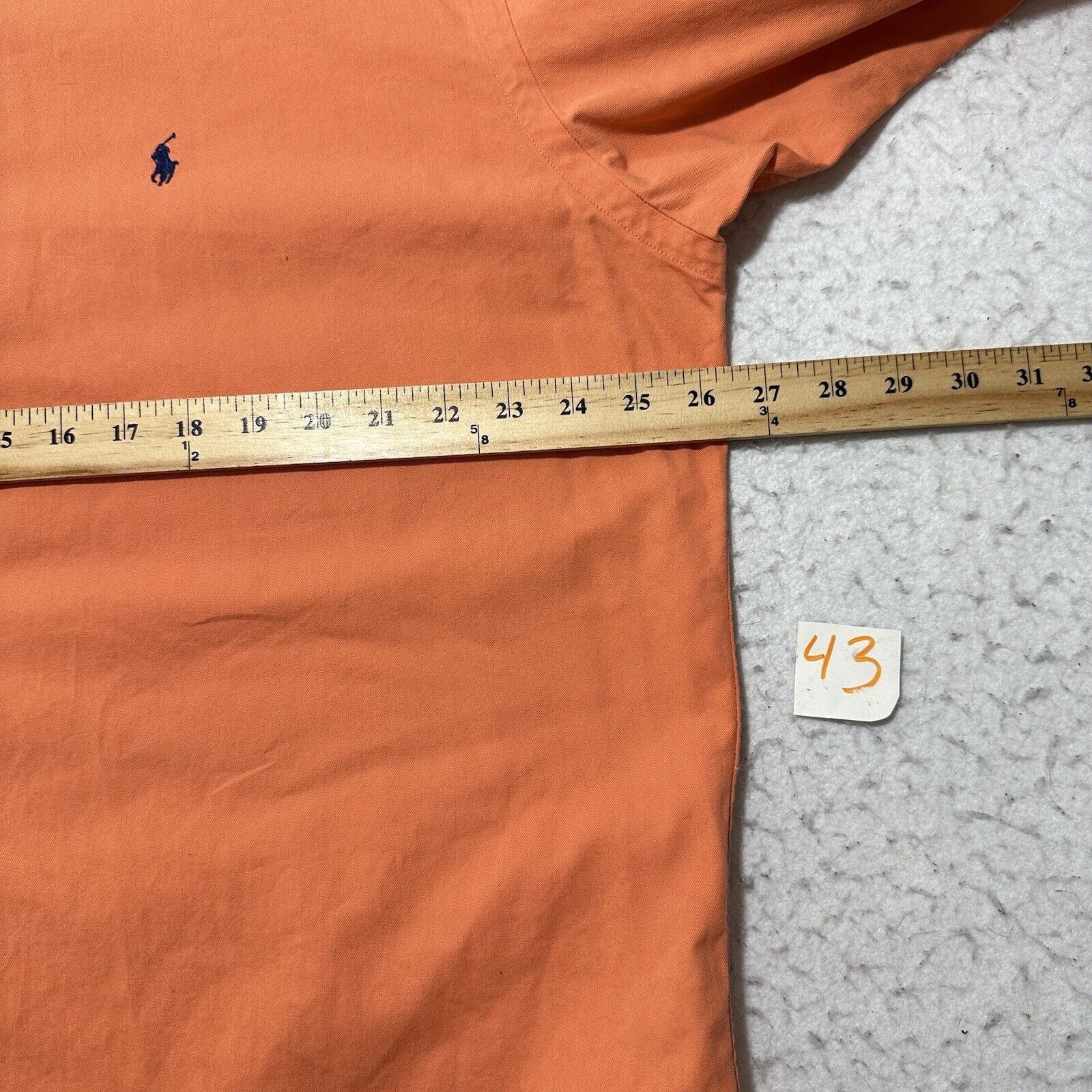 Ralph Lauren Ralph Lauren Large Blake Button Salmon Orange Dress Shirt Size US L / EU 52-54 / 3 - 7 Thumbnail