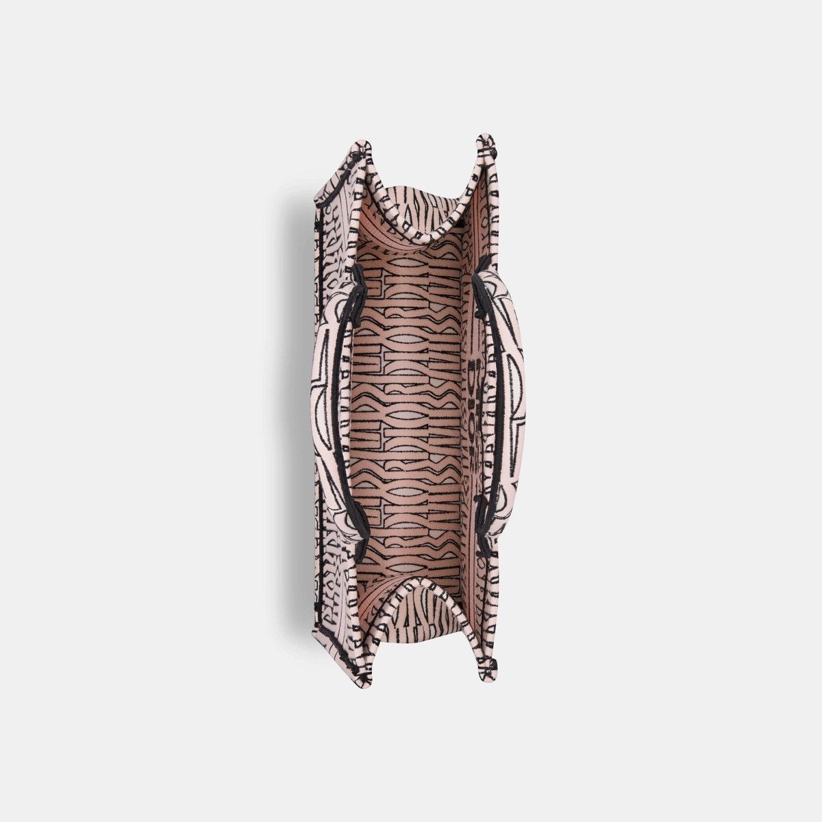 Dior o1bcso1str0226 Size:OS/Medium Book Tote in Pale Pink/White Size ONE SIZE - 3 Thumbnail