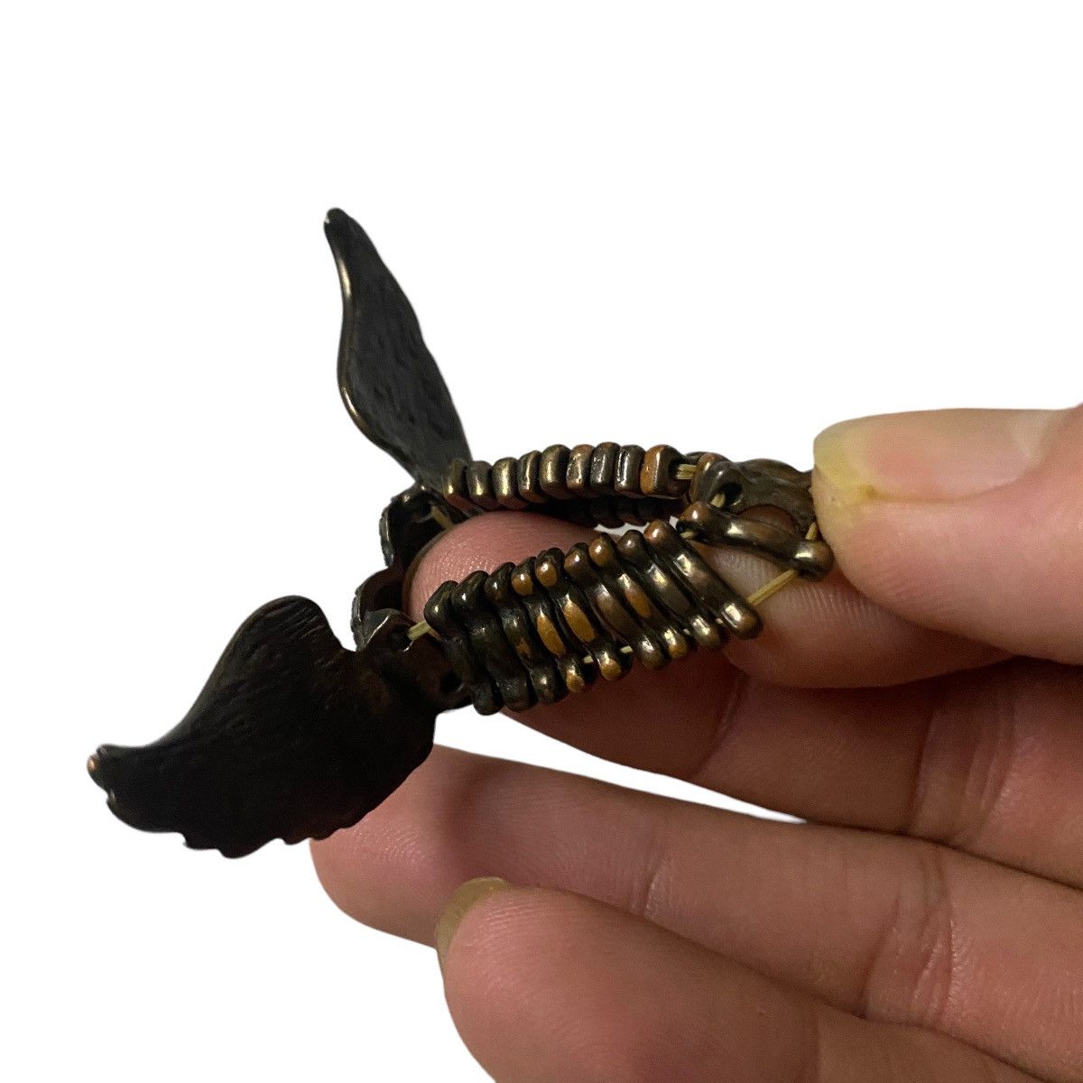 Steam Punk Heart Wing Junk Heaven Style Ring
