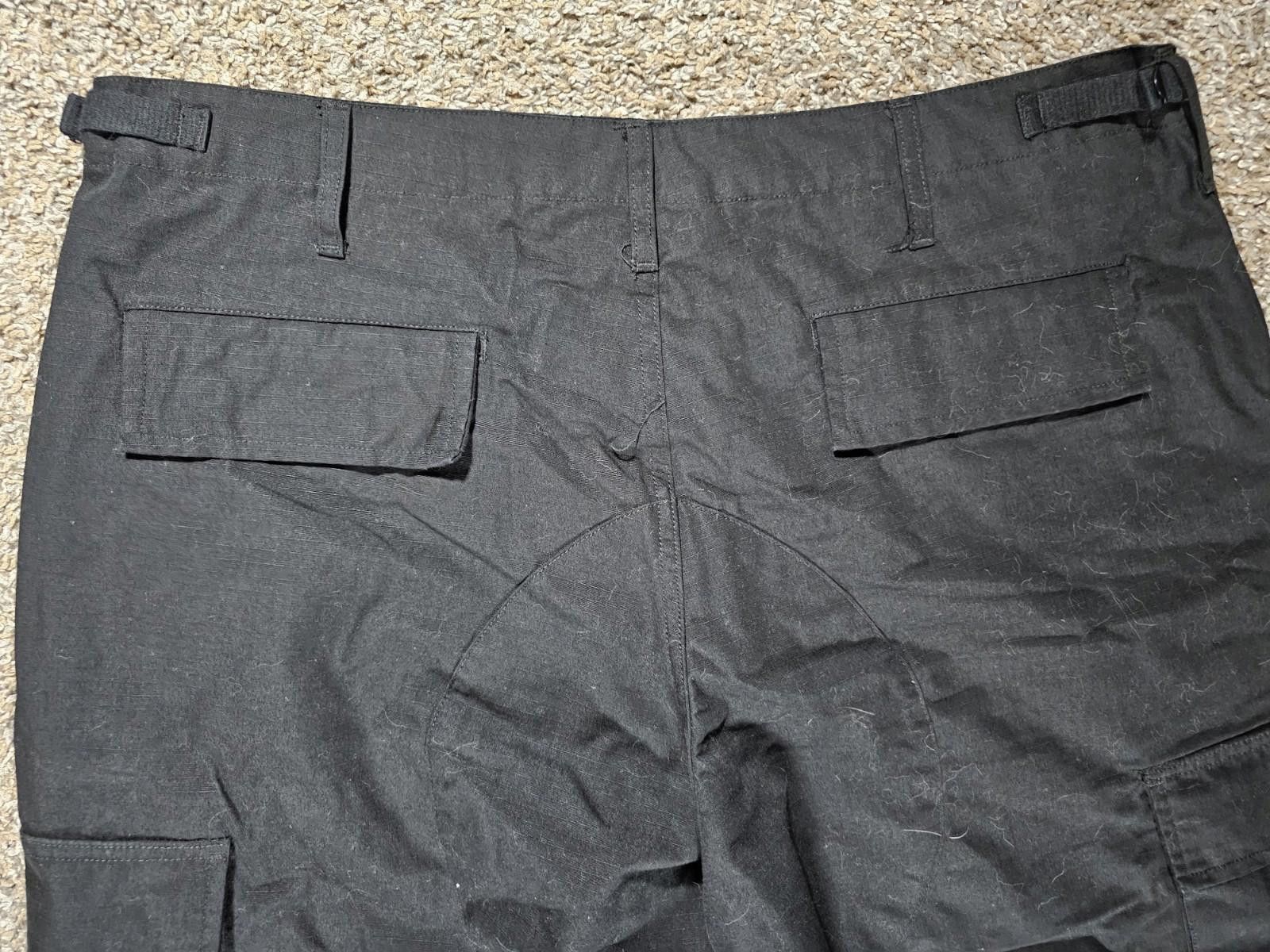 Maine Mountain Moccasin MOC Military Outdoor Clothing Ripstop Cargo Pants Black L Size US 34 / EU 50 - 7 Thumbnail