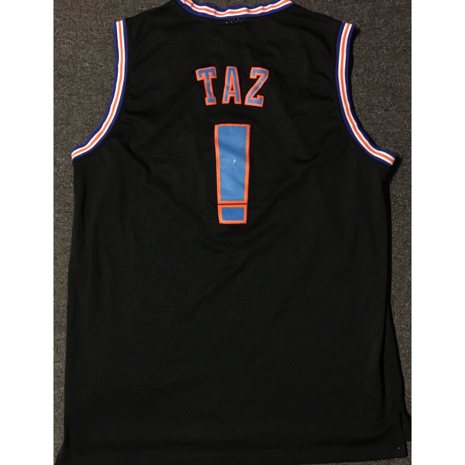 Vintage Vtg 90s Champion Space Jam Taz Jersey XXL 3XL Looney Tunes Basketball NBA Cartoon Movie Size US XXL / EU 58 / 5 - 2 Thumbnail