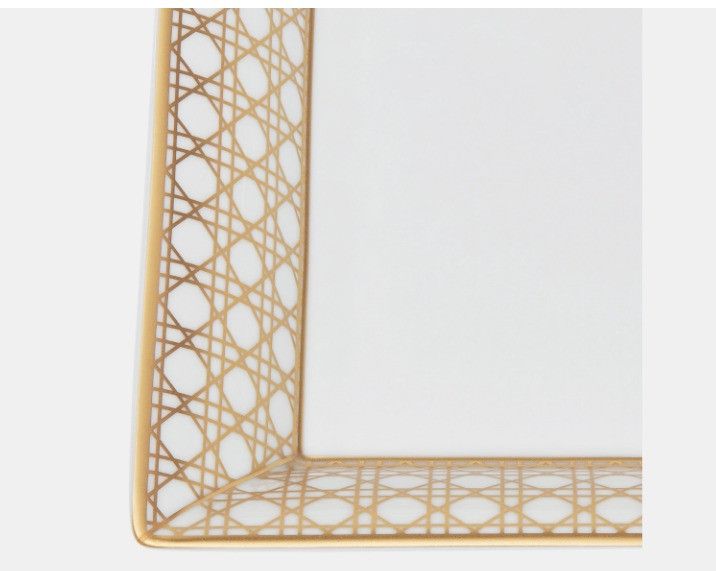 Dior o1w1db10425 HYC04CV Size: OS / Trinket Tray in White & Gold Size ONE SIZE - 3 Thumbnail