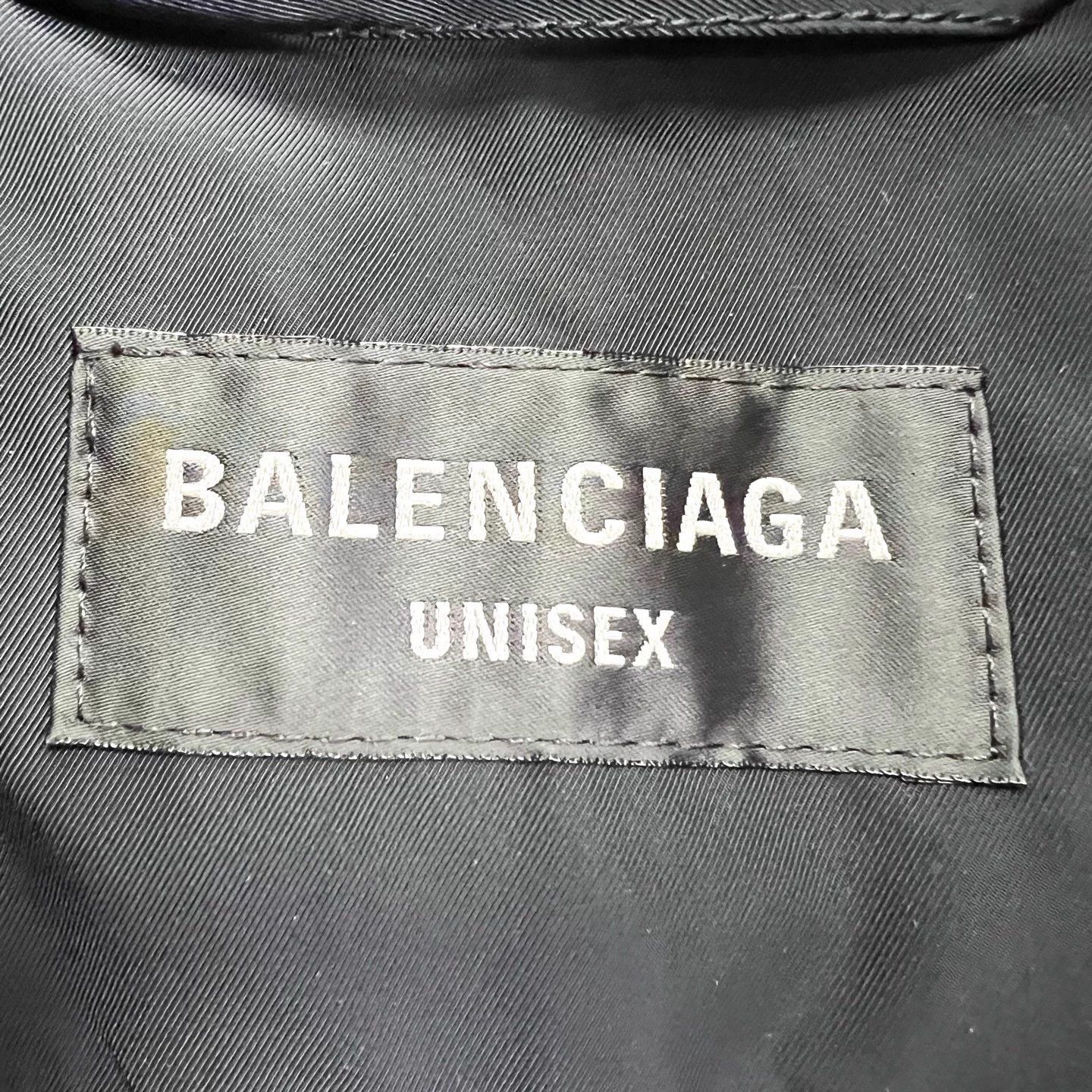 Balenciaga Balenciaga Black Embroidered Down Vest Sz 48 Size US M / EU 48-50 / 2 - 4 Thumbnail