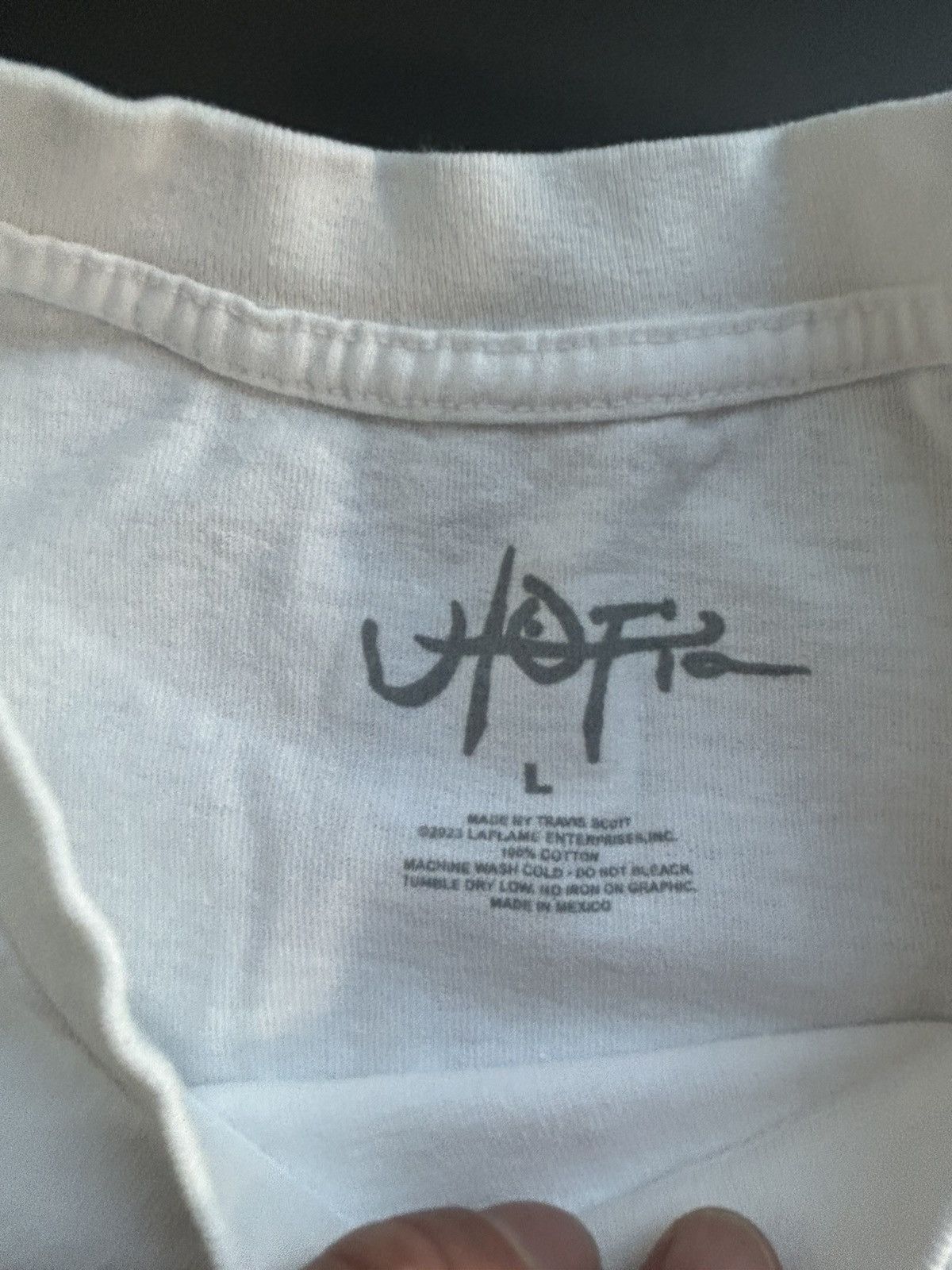 Travis Scott Travis Scott utopia merch tee Size US L / EU 52-54 / 3 - 9 Thumbnail