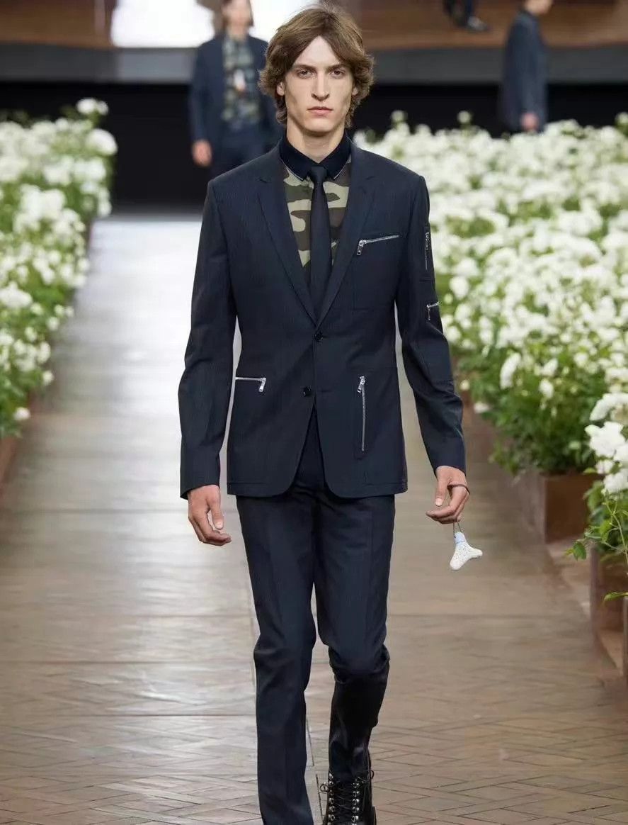 Dior DIOR HOMME Runway Wool Suit Multi-Zip 48 EU Size 48R - 1 Thumbnail