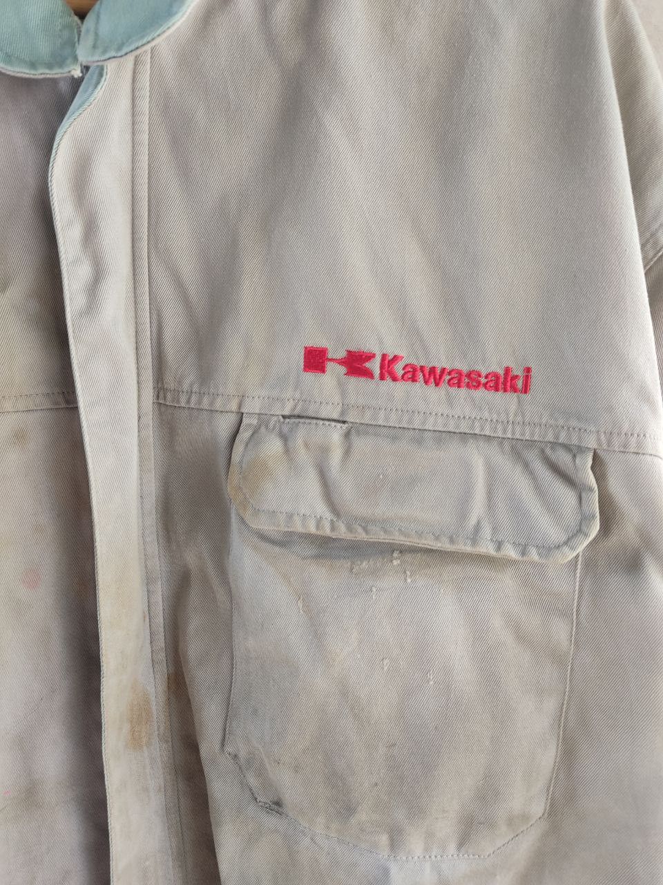Vintage Vintage Kawasaki Motorsports Uniform Jacket Size US XXL / EU 58 / 5 - 3 Thumbnail