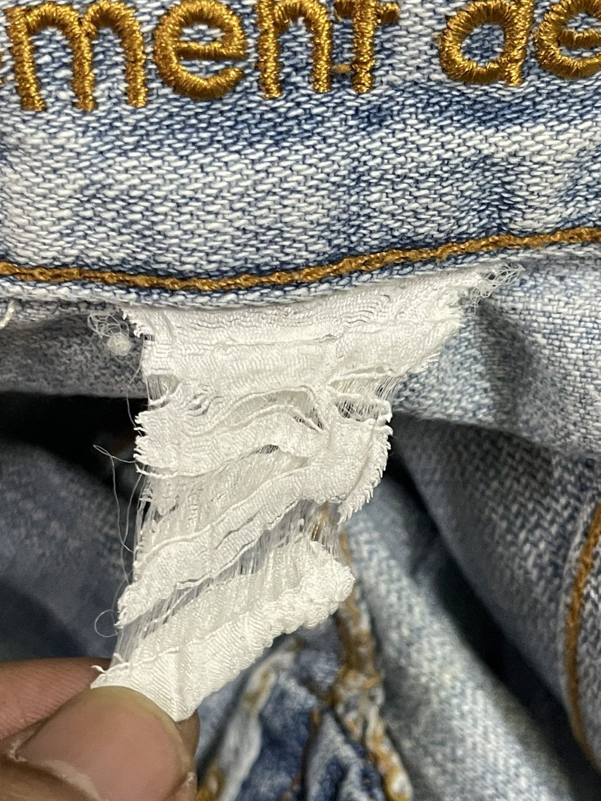Element Vintage Element Blue Bleached Style Distressed Loose Jeans Size US 32 / EU 48 - 11 Thumbnail