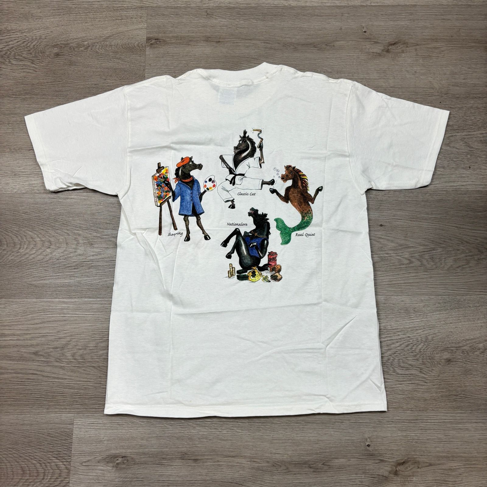Gildan × Vintage VTG 1998 Santa Anita Derby Horse Racing T Shirt Men's Large Size US L / EU 52-54 / 3 - 3 Thumbnail