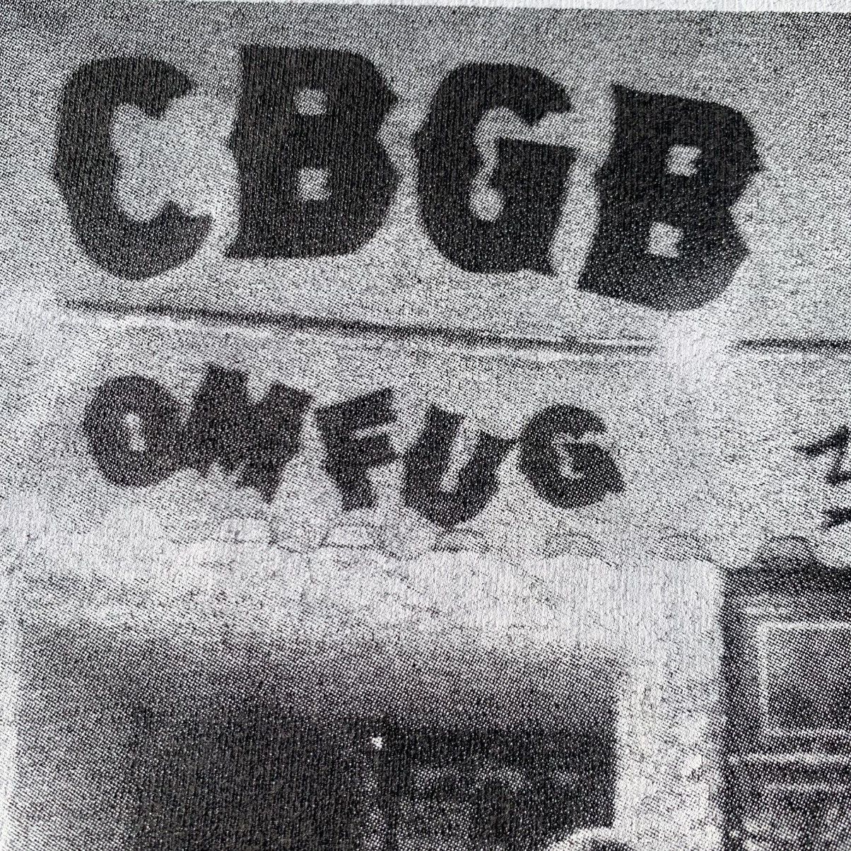 Band Tees Documents For Artist (CBGB OMFUG) Size US M / EU 48-50 / 2 - 12 Thumbnail