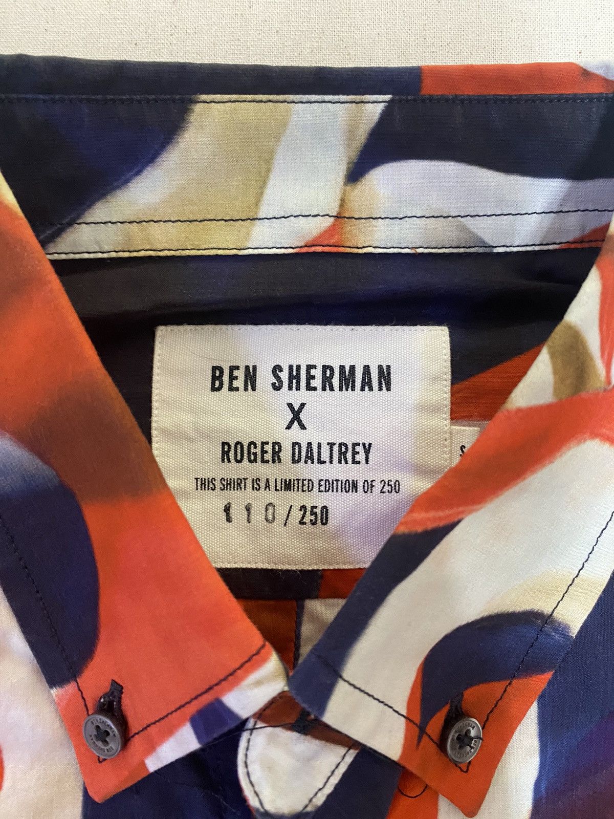 Ben Sherman Ben Sherman X Roger Daltrey RARE ! Size US S / EU 44-46 / 1 - 4 Thumbnail