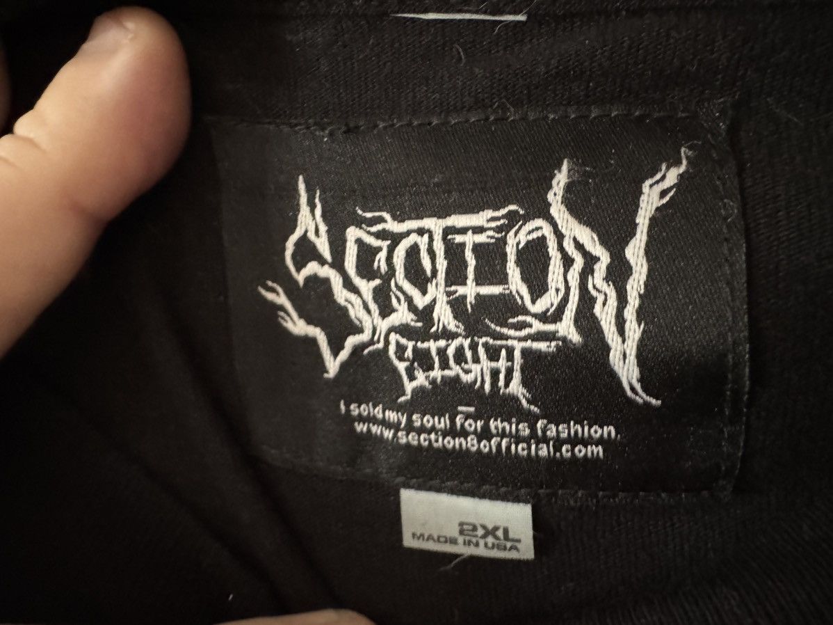 Section 8 Black Homixide Gang Section Eight Graphic T-Shirt Size US XXL / EU 58 / 5 - 3 Thumbnail