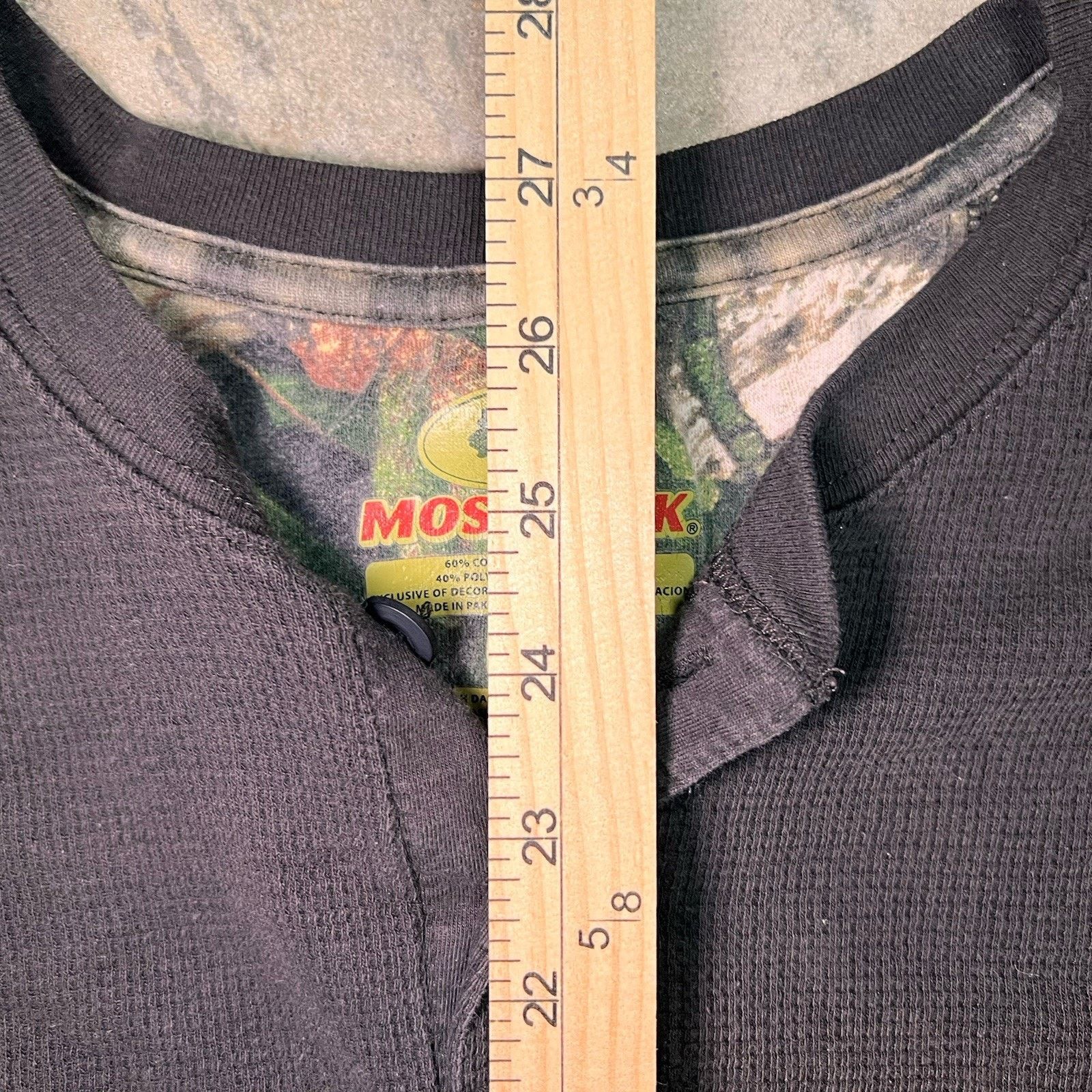 Mossy Oaks Men's Button Collar Mossy Oak Long Sleeve Thermal Pullover M Size US M / EU 48-50 / 2 - 3 Thumbnail