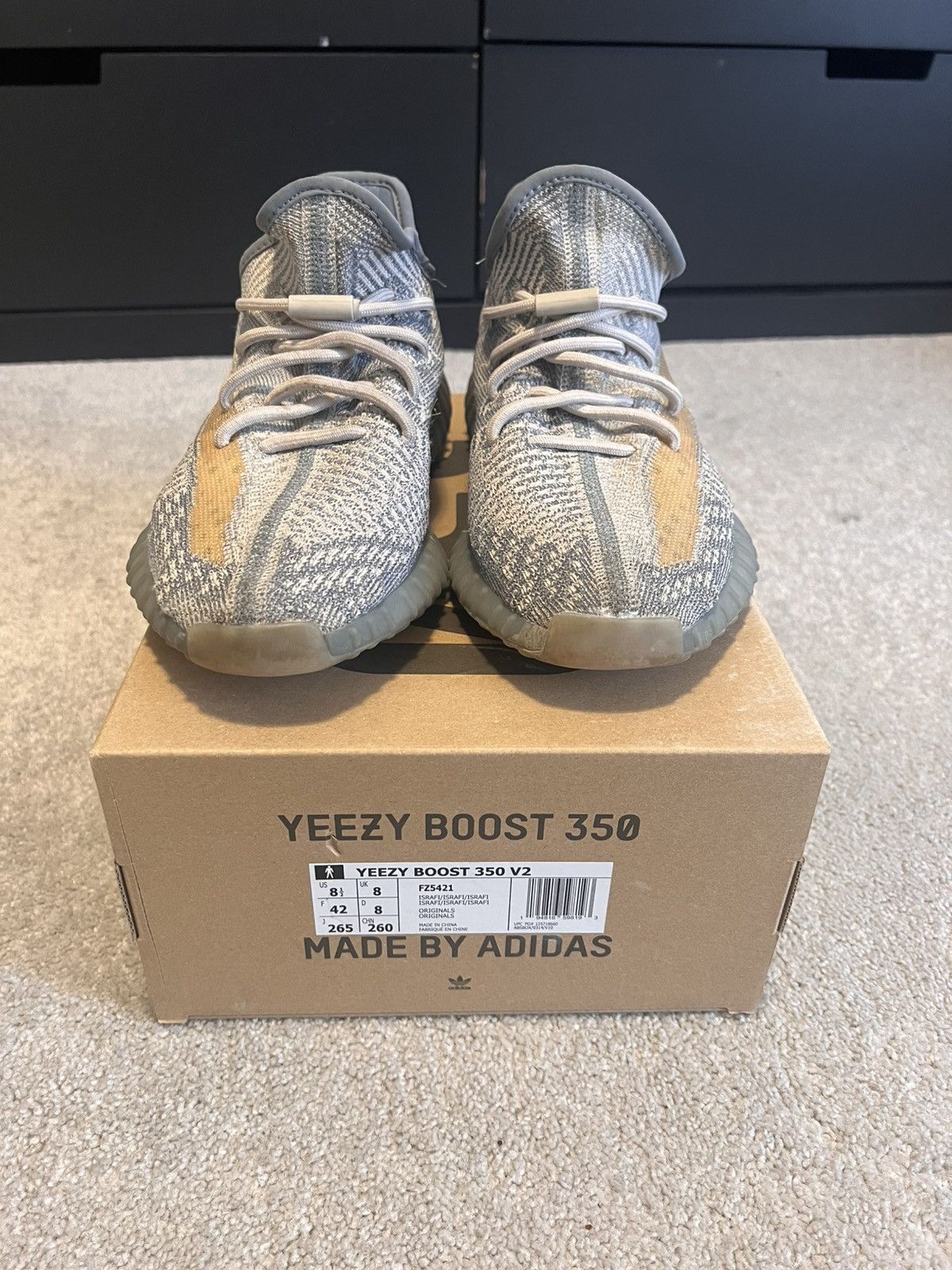 Yeezy Adidas Yeezy Boost 350 V2 ‘Israfil’ (2020) Size US 8.5 / EU 41-42 - 1 Thumbnail