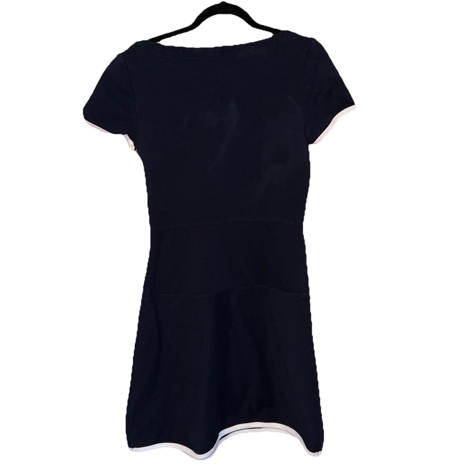 J.Crew J. Crew Navy Knee Length Shift Dress Size 4 Size S / US 4 / IT 40 - 2 Thumbnail