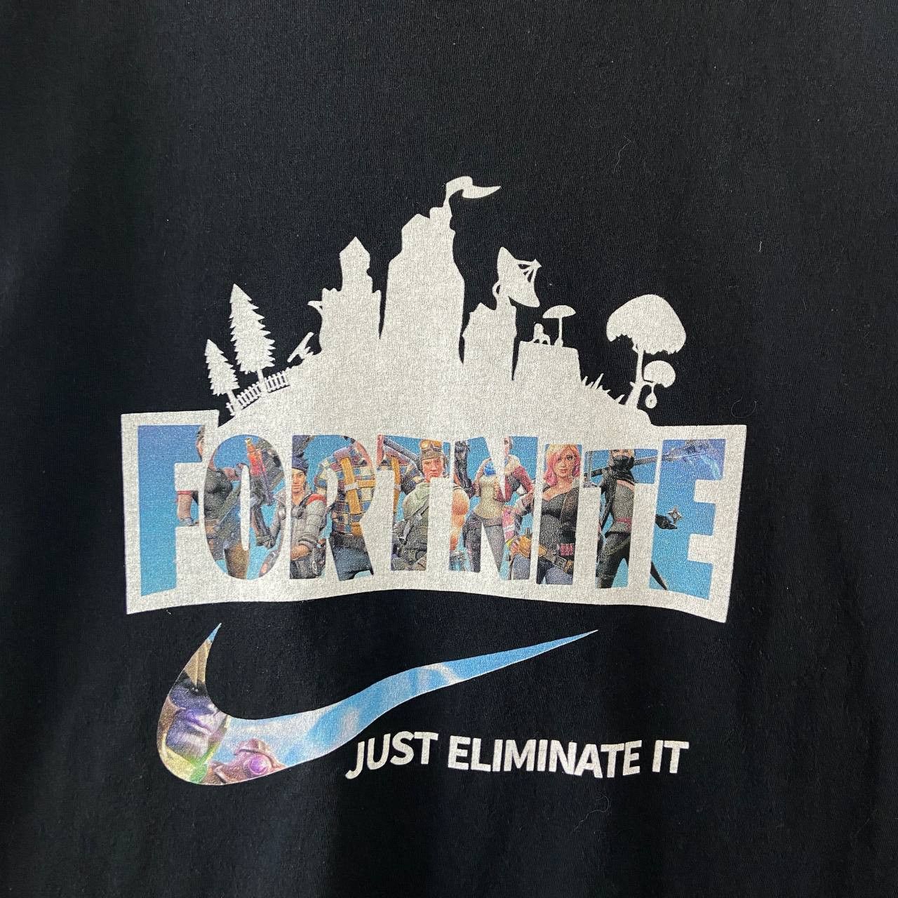 Vintage Fortnite "Just Elimanate It " Nike T-Shirt Size US S / EU 44-46 / 1 - 3 Thumbnail