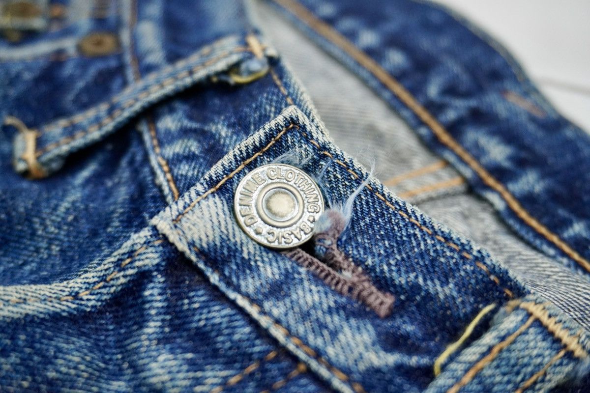 Denime × Japanese Brand × Vintage Vintage DENIME selvedge distressed jeans japanese brand Size US 30 / EU 46 - 5 Thumbnail