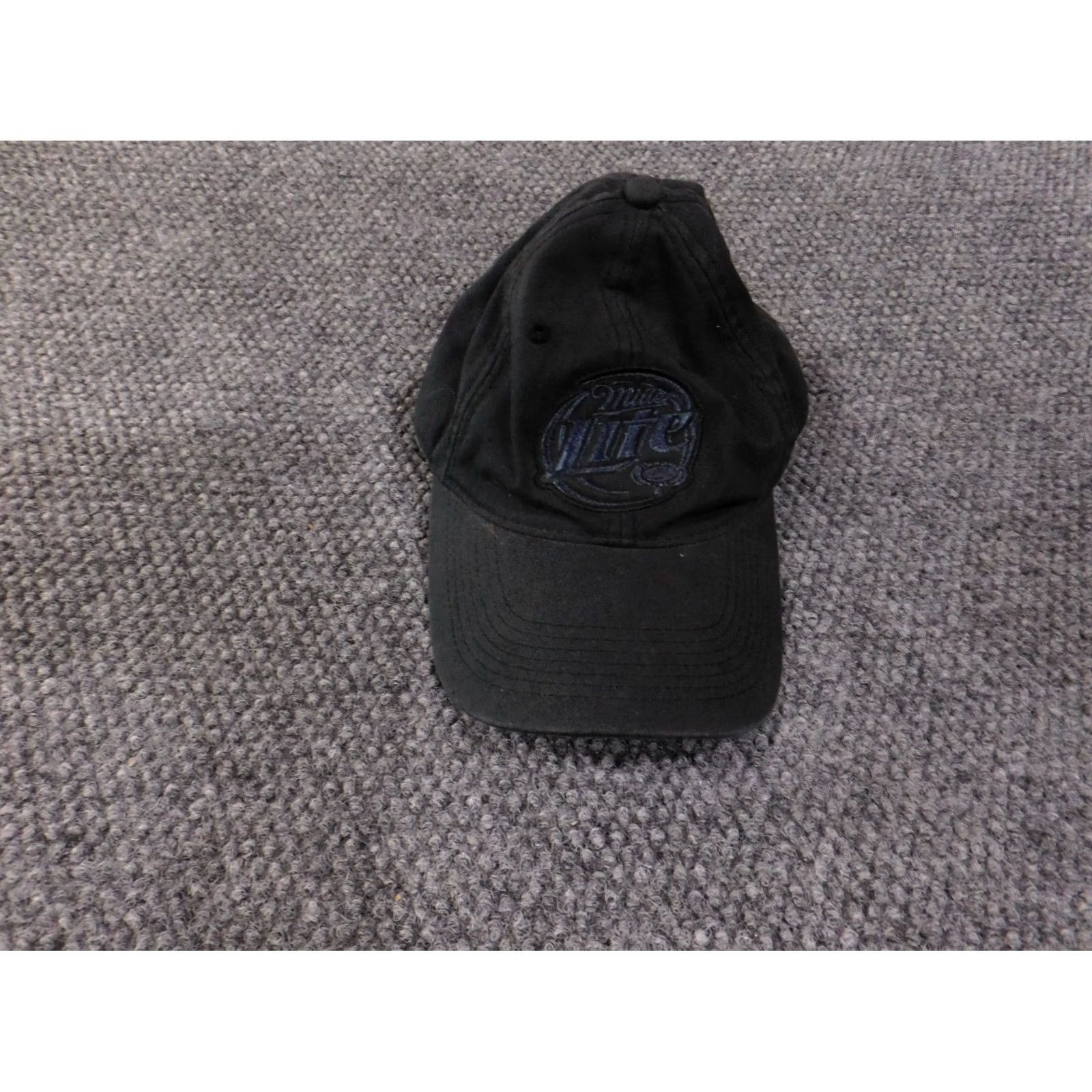 Vintage VINTAGE Miller Lite Baseball Cap Hat Mens Adjustable Black Beer Logo Embroidered White/Black? Size ONE SIZE - 2 Thumbnail