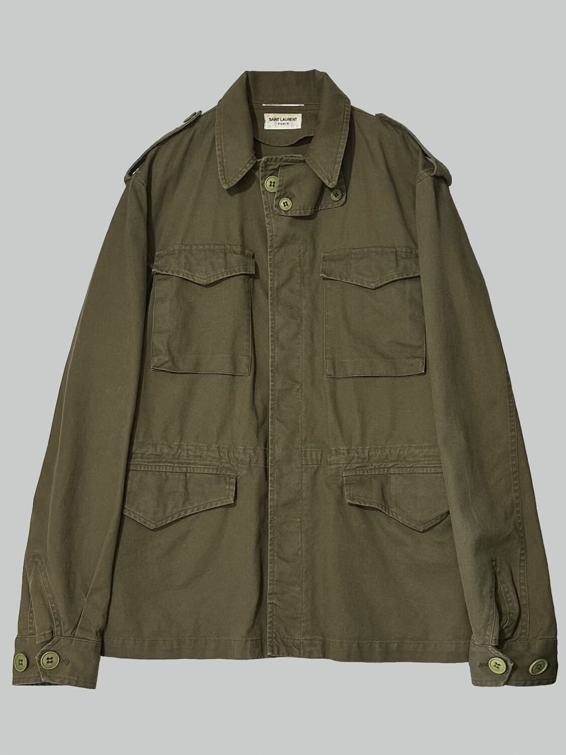 Saint Laurent Paris Saint Laurent Vintage Cargo Jacket Size US S / EU 44-46 / 1 - 1 Thumbnail