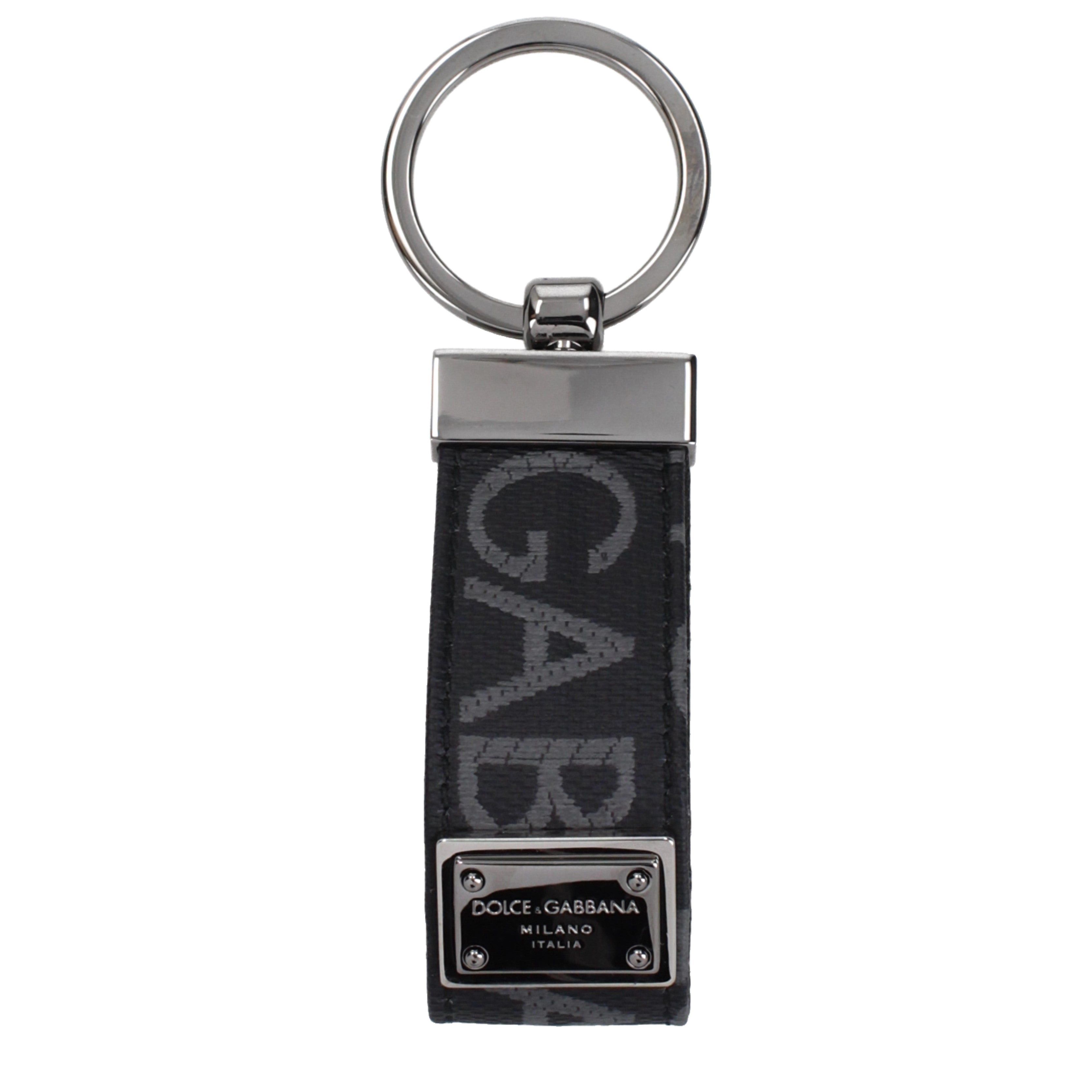 Dolce & Gabbana Dolce&Gabbana Keychain Men Fabric Black Size ONE SIZE - 1 Preview