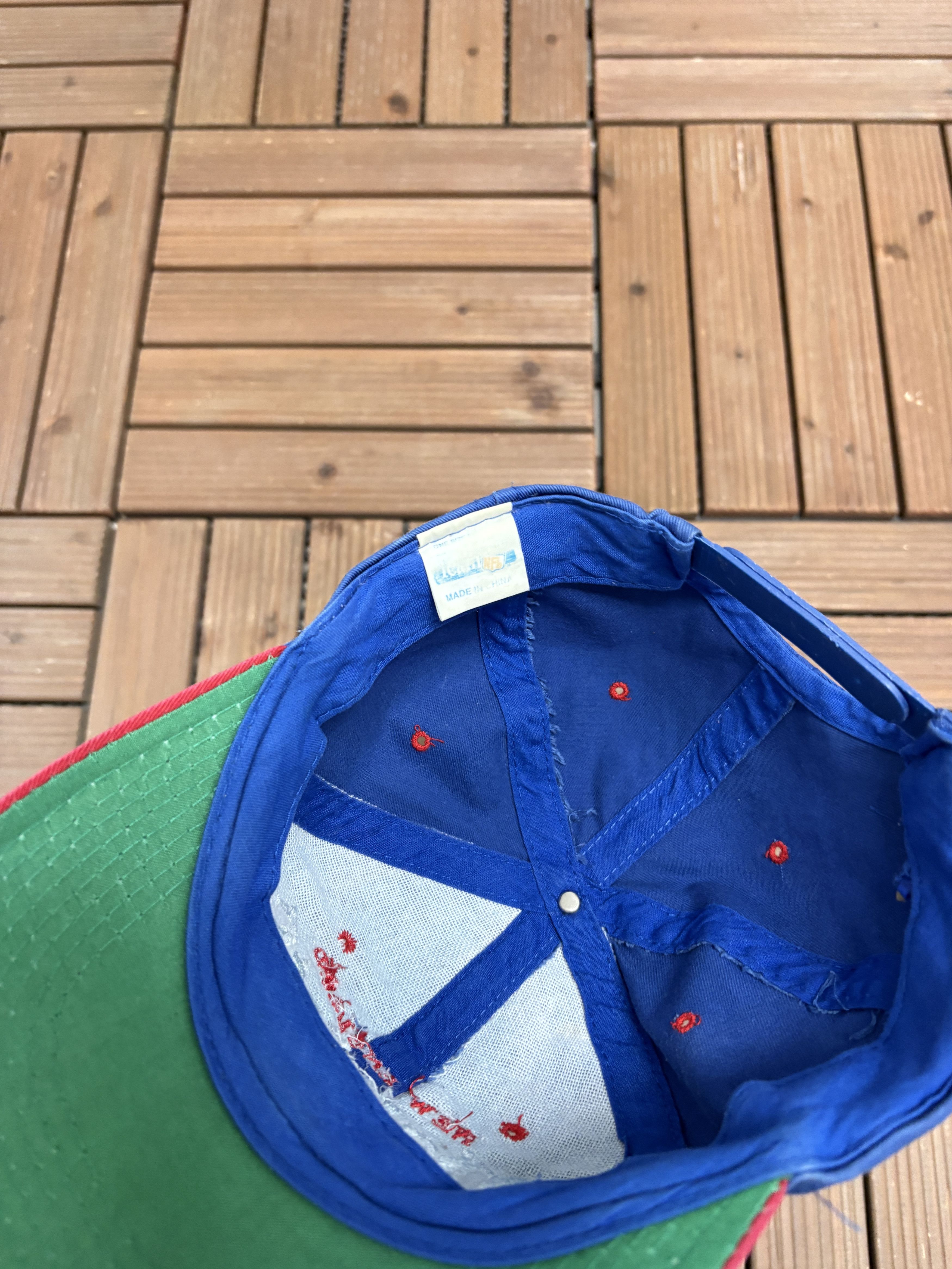 Vintage New England Patriots Embroidered Vintage Blue Snap Back Hat Size ONE SIZE - 6 Thumbnail