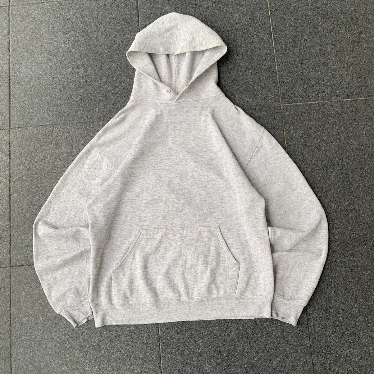 Jerzees Vintage 1990s Jerzees Grey Hoodie Size US M / EU 48-50 / 2 - 1 Thumbnail