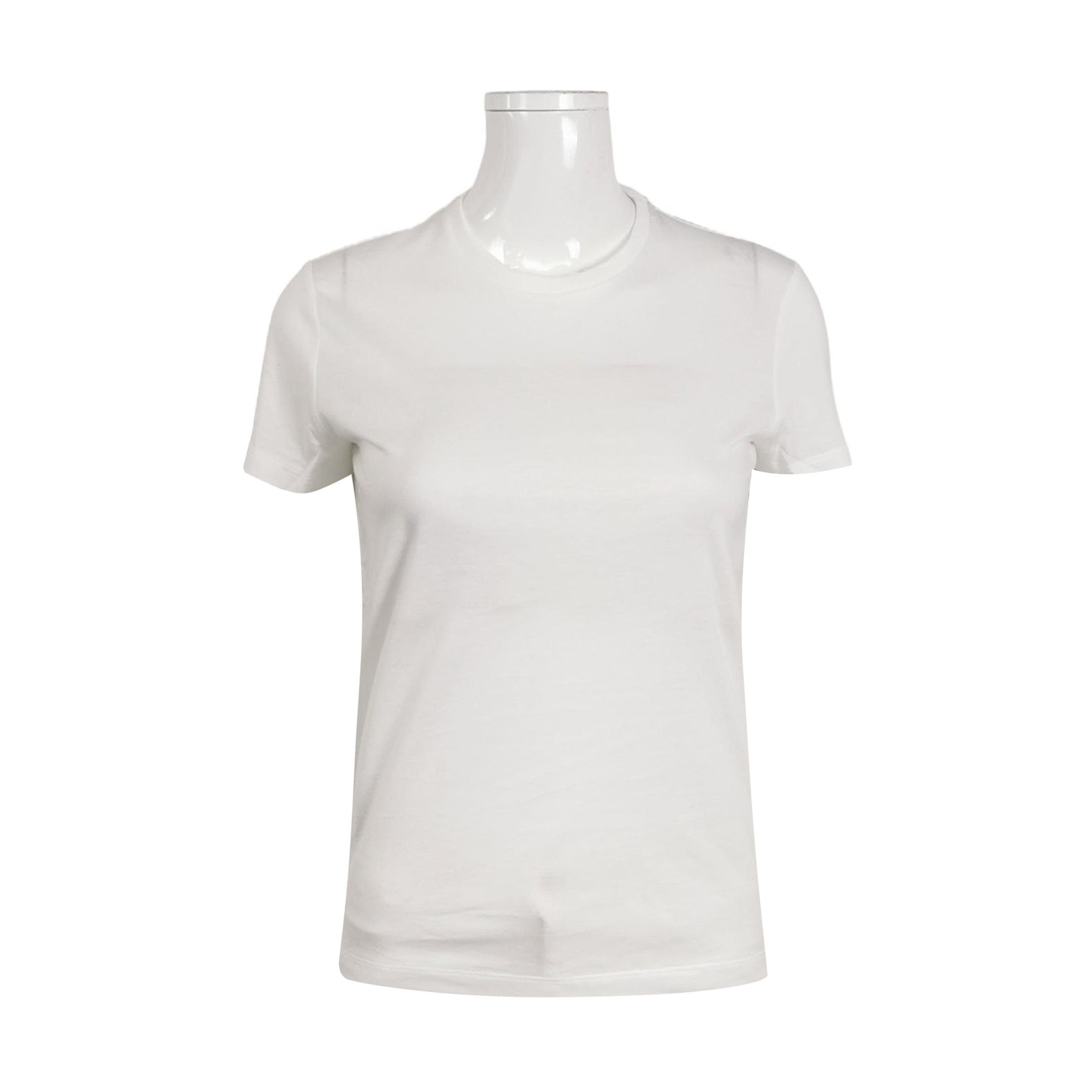 Prada Prada Solid Cotton T-Shirt Size S Size US S / EU 44-46 / 1 - 1 Thumbnail
