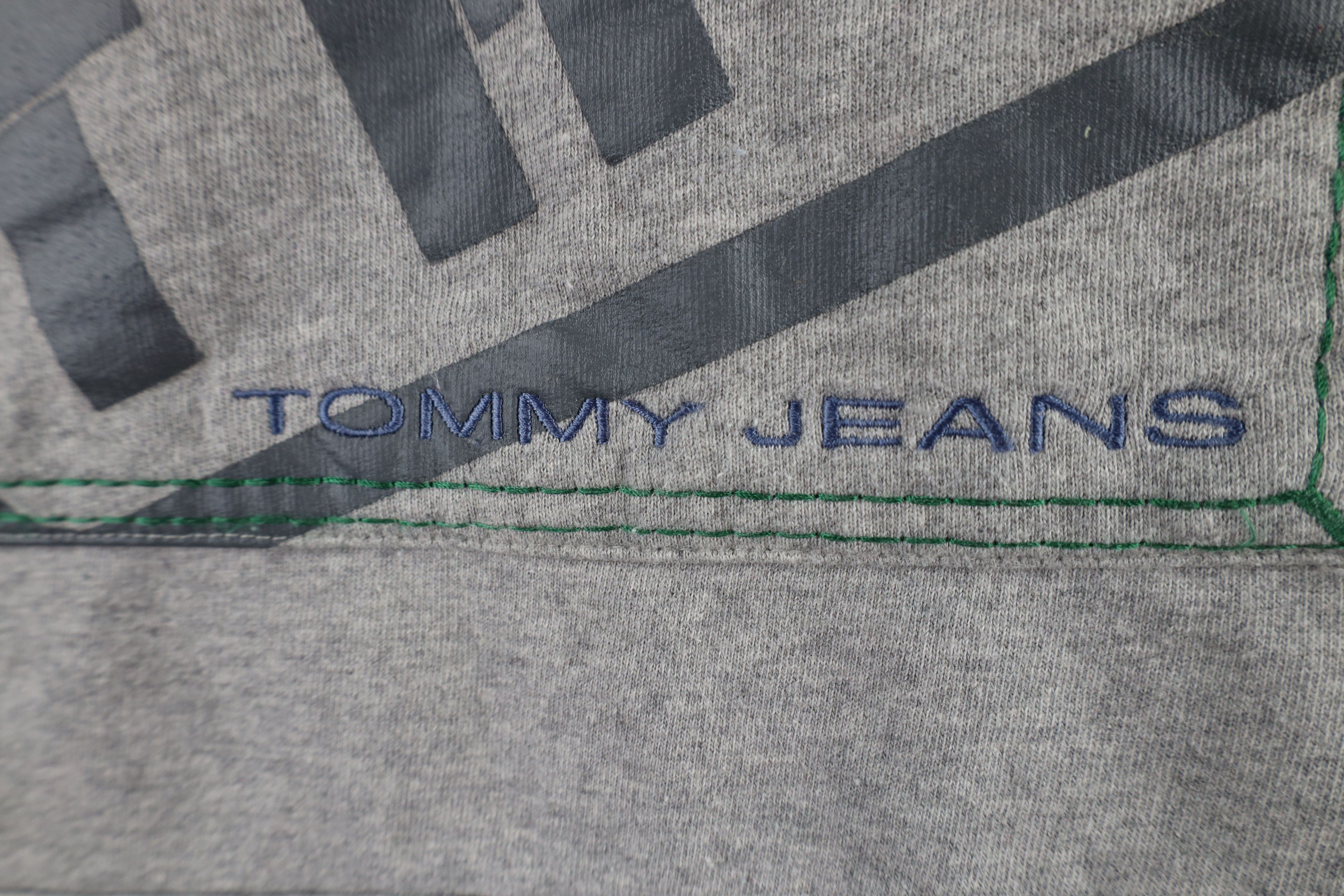 Tommy Hilfiger × Vintage Vintage 90s Tommy Hilfiger Logo Sleeveless Hoodie Sweatshirt Size US S / EU 44-46 / 1 - 6 Thumbnail