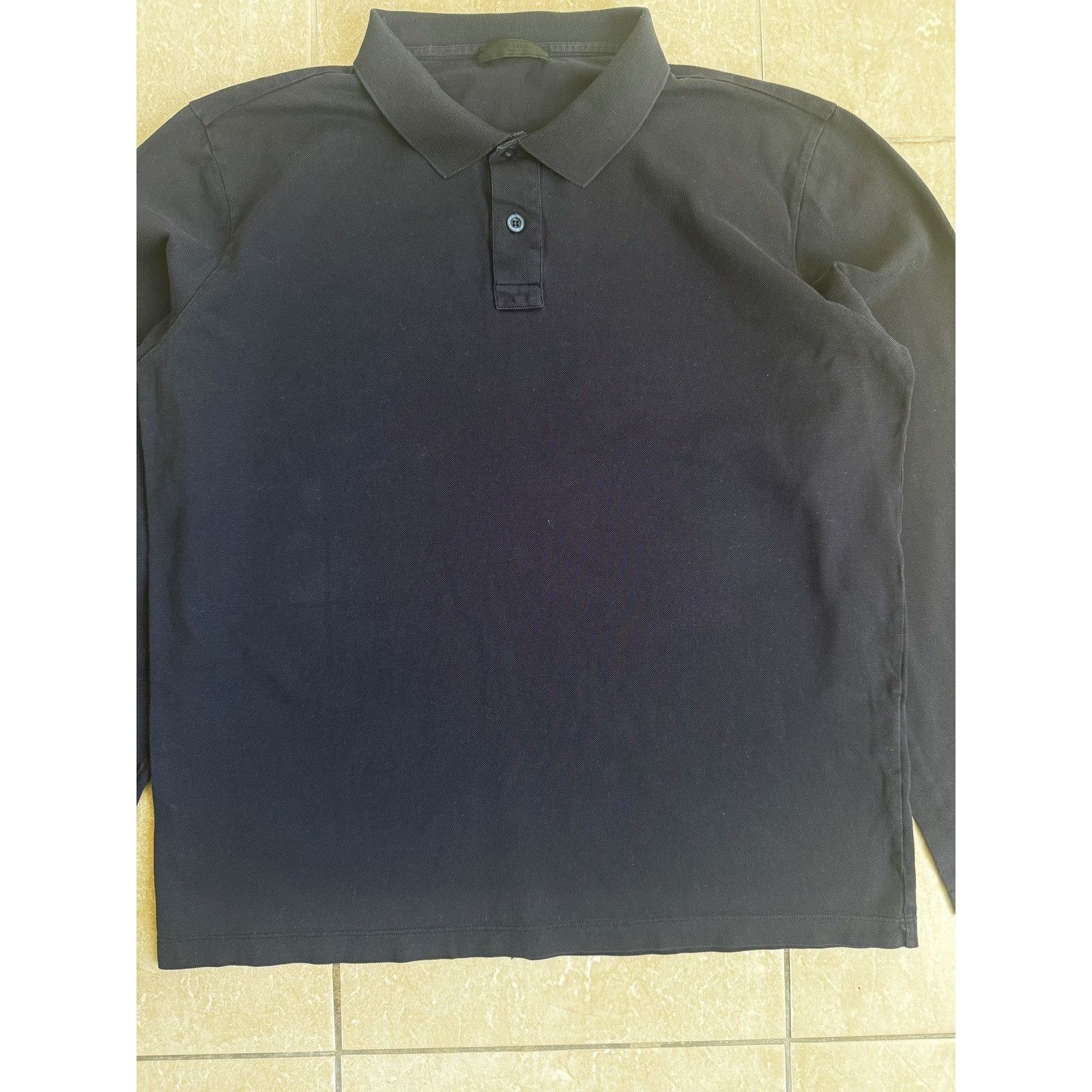 Prada Prada Linea Rossa Longsleeve Polo Shirt Size US L / EU 52-54 / 3 - 3 Thumbnail
