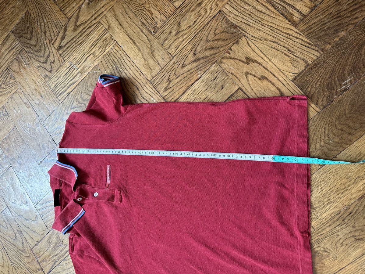 Prada PRADA MILANO RED TAB POLO T-SHIRT TEE Size US L / EU 52-54 / 3 - 17 Thumbnail