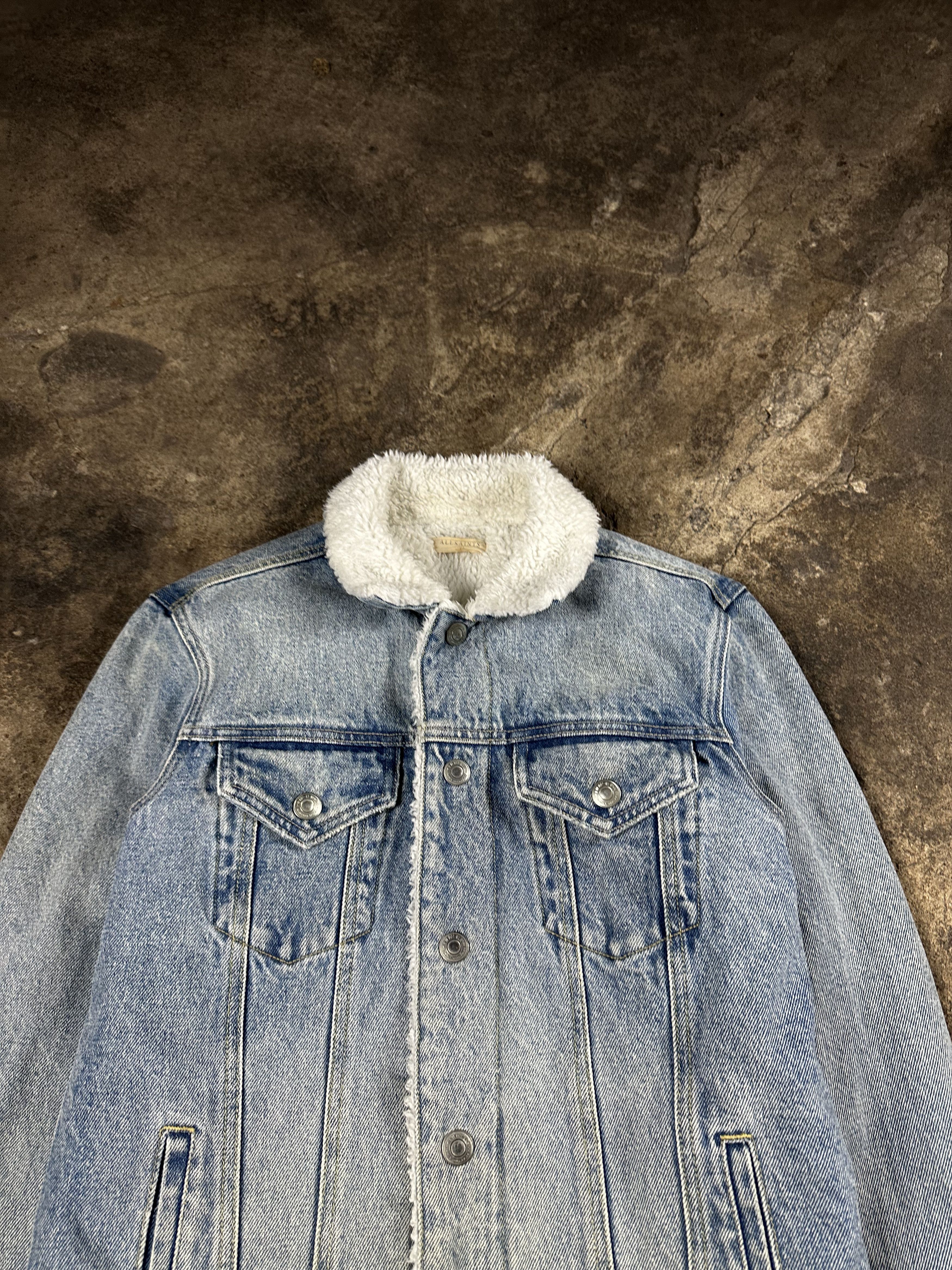 Allsaints Allsaints Sherpa Denim Jacket Size US S / EU 44-46 / 1 - 2 Thumbnail