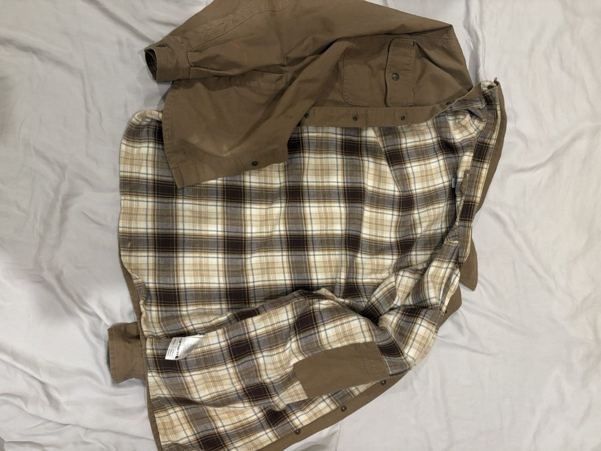 Carhartt Carhartt Duck Chore Plaid Lined Snap Front Work Jacket Sz M Size US M / EU 48-50 / 2 - 3 Thumbnail