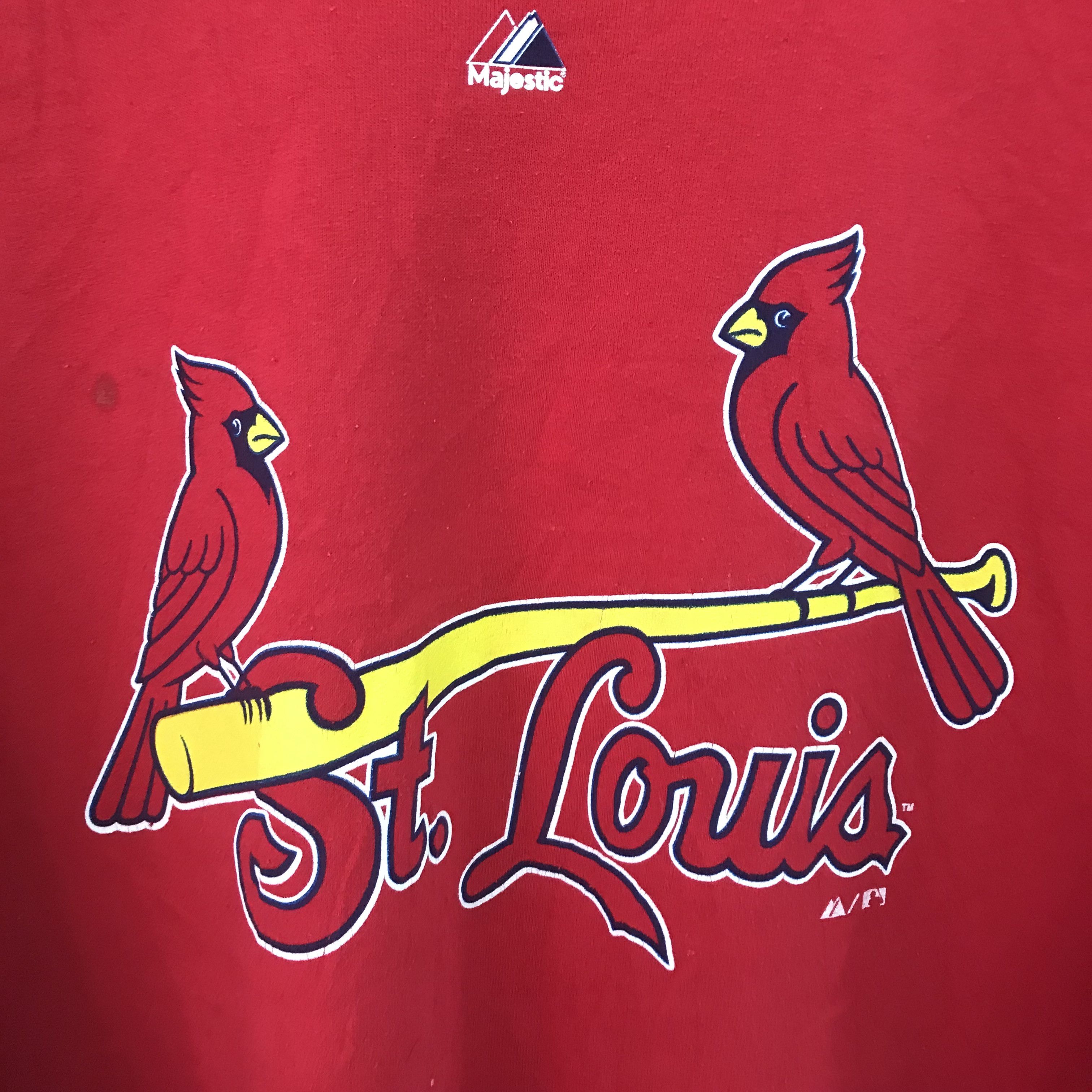 Vintage Vintage St Louis Cardinals Red Sweatshirt - 597 Size US L / EU 52-54 / 3 - 4 Thumbnail