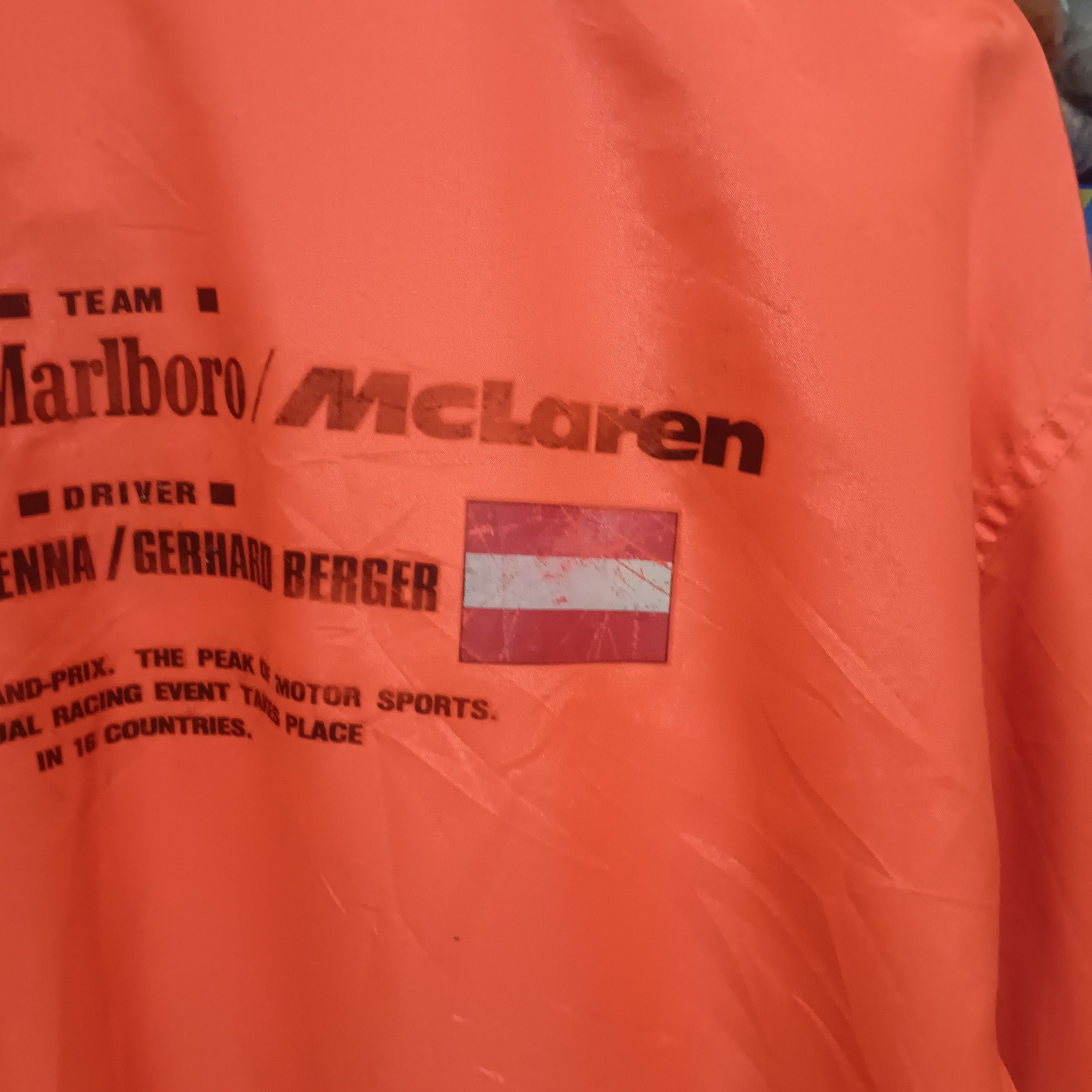 Formula 1 × Vintage Vintage Honda F1 racing team AYRTON SENNA jacket Size US L / EU 52-54 / 3 - 7 Thumbnail