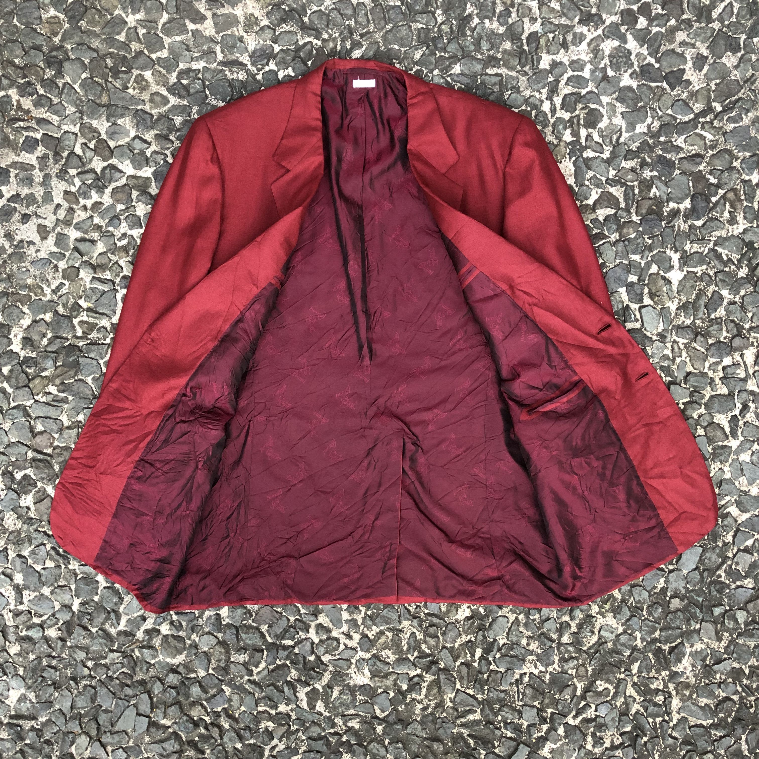 Brioni Brioni For Neiman Marcus Burgundy Traiano Blazer Size 54L - 4 Thumbnail