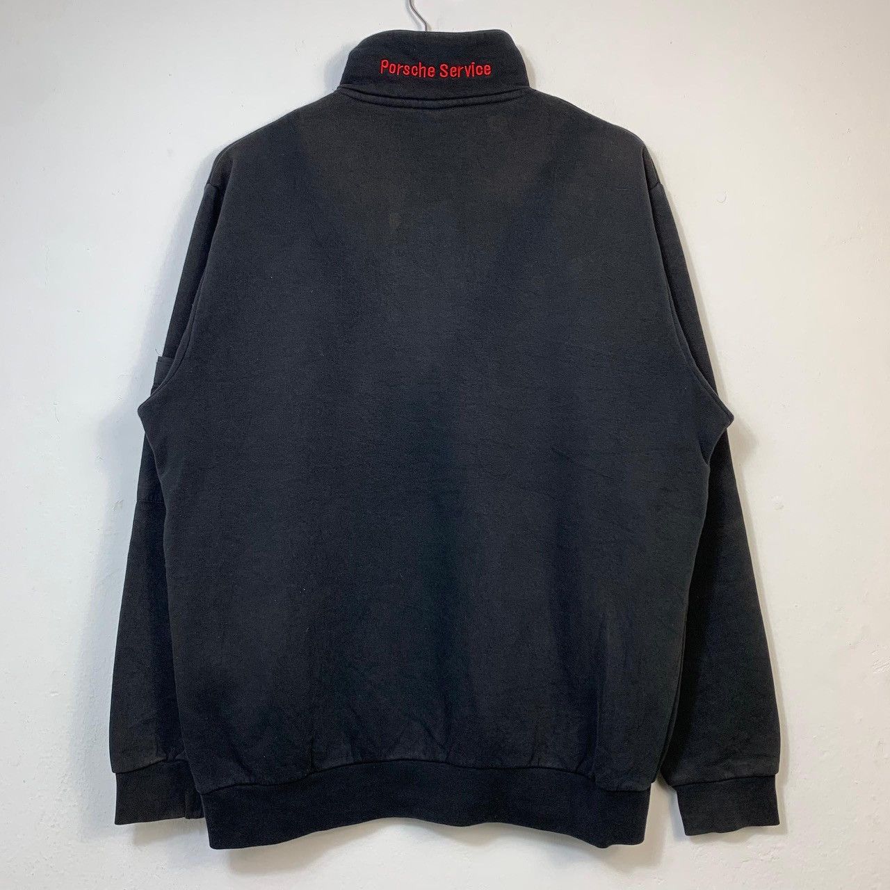 Porsche Design Porsche Service Half Zipper Sweatshirt 90s vintage Size US XL / EU 56 / 4 - 2 Thumbnail