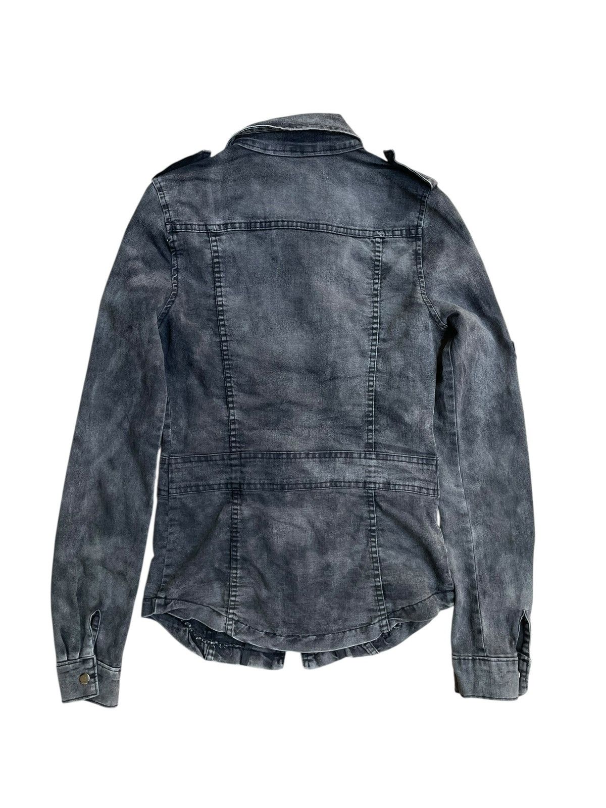Japanese Brand 2000s Punk Gothic washed black shirt Jacket Size US XS / EU 42 / 0 - 3 Thumbnail