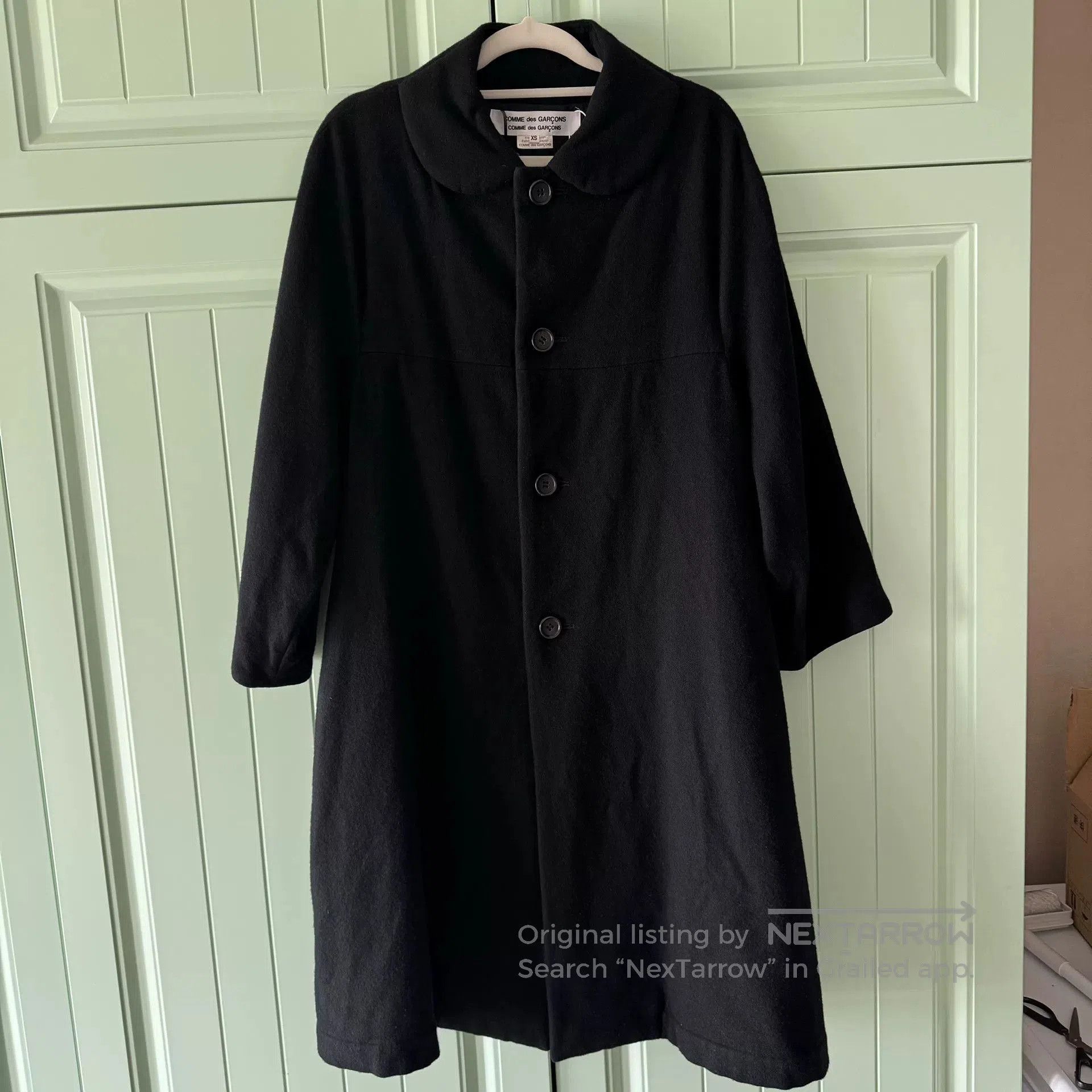 Comme des Garcons comme des garcons black wool coat xs. Size US XS / EU 42 / 0 - 1 Thumbnail
