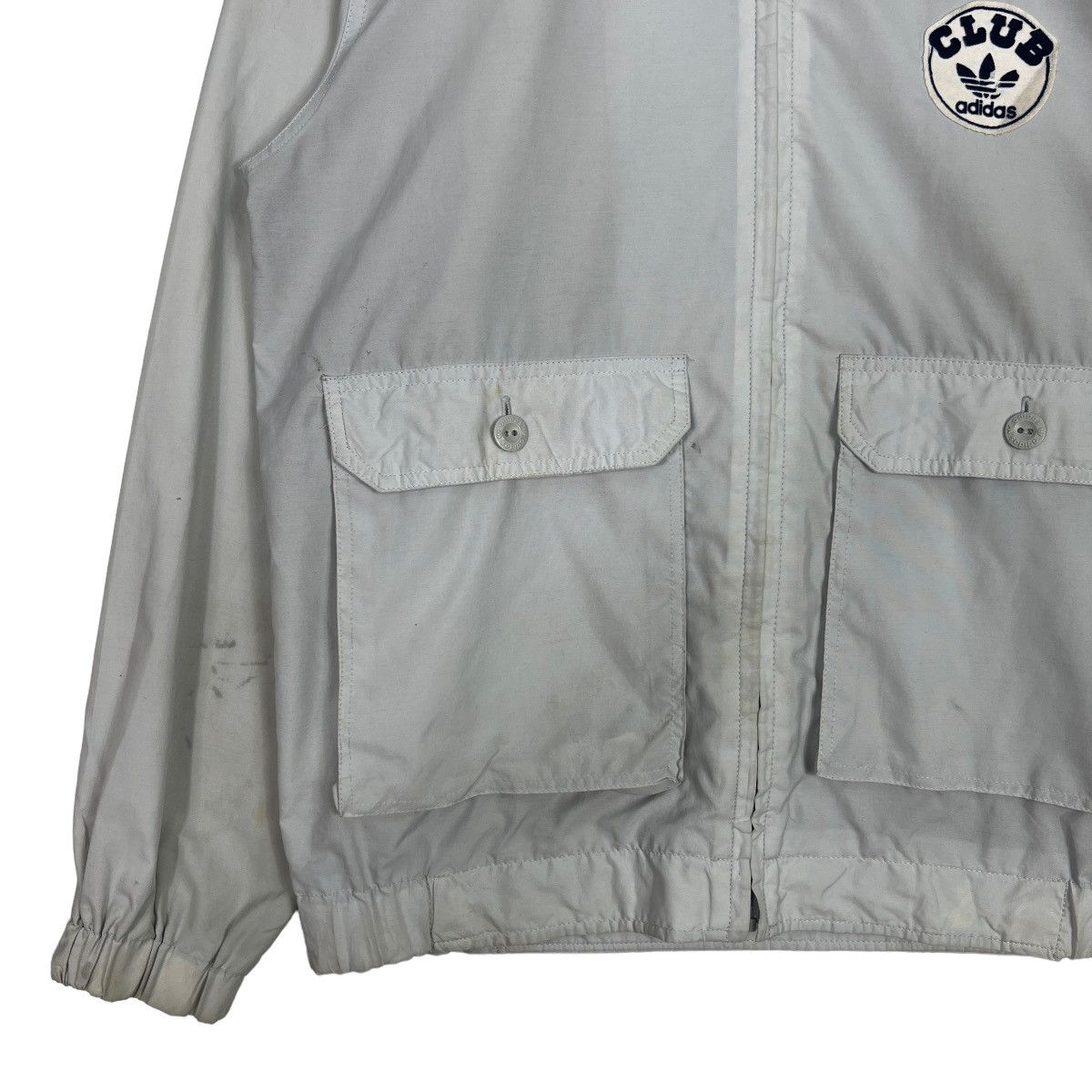 Adidas × Vintage 🔥 80s ADIDAS CLUB LIGHT NYLON JACKET MADE IN JAPAN Size US M / EU 48-50 / 2 - 4 Thumbnail