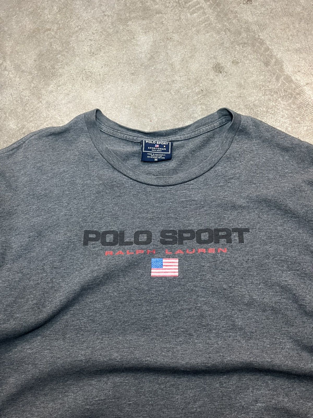 Polo Ralph Lauren Polo Sport Grey Ralph Lauren long sleeve Medium Shirt Size US M / EU 48-50 / 2 - 2 Thumbnail
