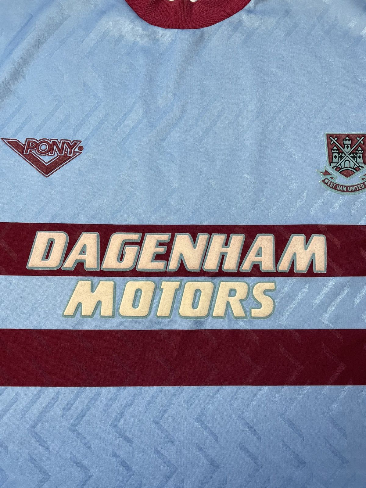 PONY WEST HAM UNITED 1993/1995 AWAY FOOTBALL SHIRT PONY JERSEY Size US XXL / EU 58 / 5 - 5 Thumbnail