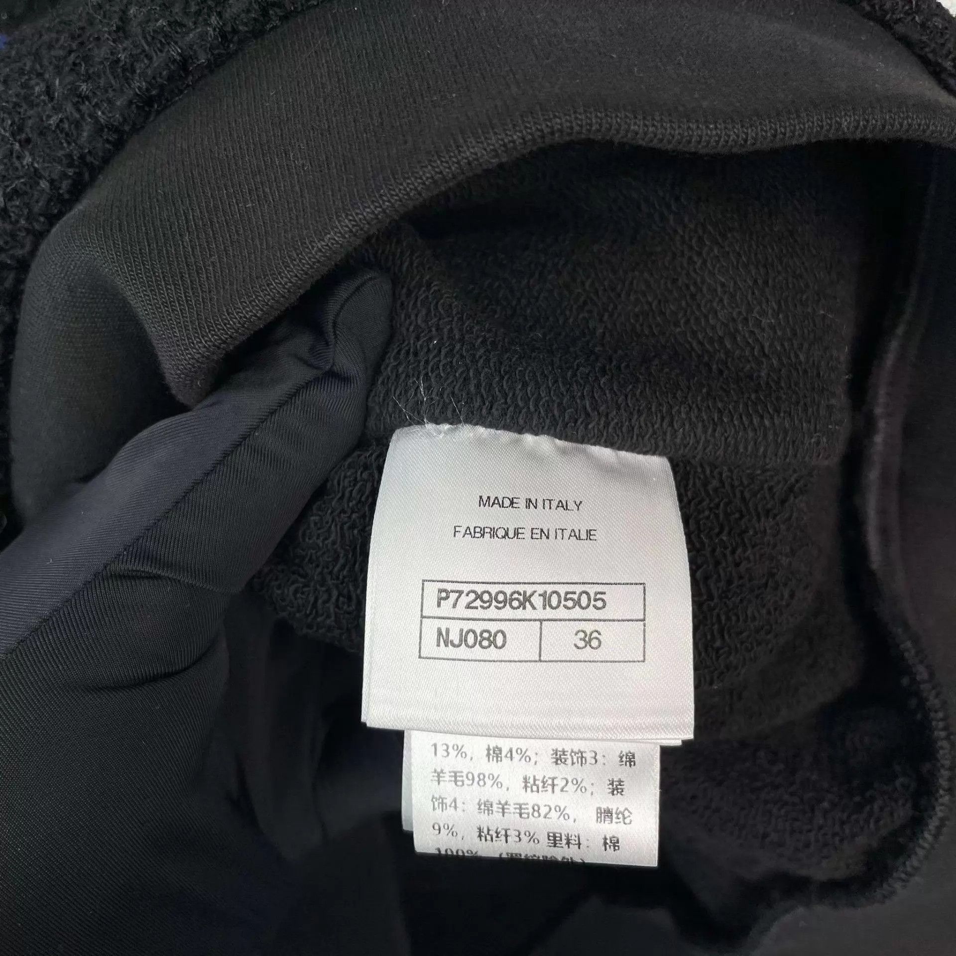 Chanel Chanel CC Color Embroidered Wool Knit Sweater Black 36 Size XS / US 0-2 / IT 36-38 - 6 Thumbnail