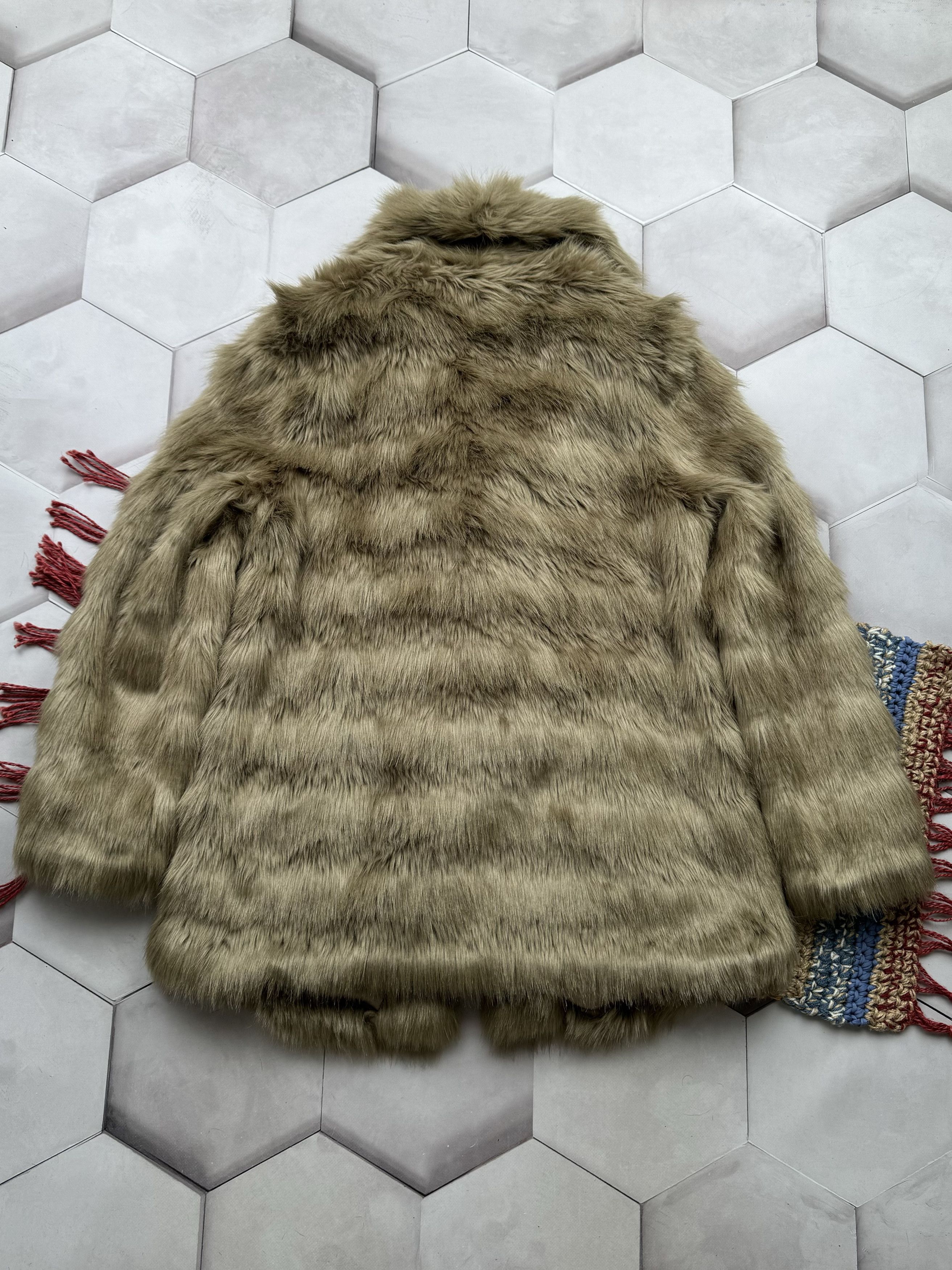 Japanese Brand Vintage Faux Fur Coat (E4) Size M / US 6-8 / IT 42-44 - 6 Thumbnail