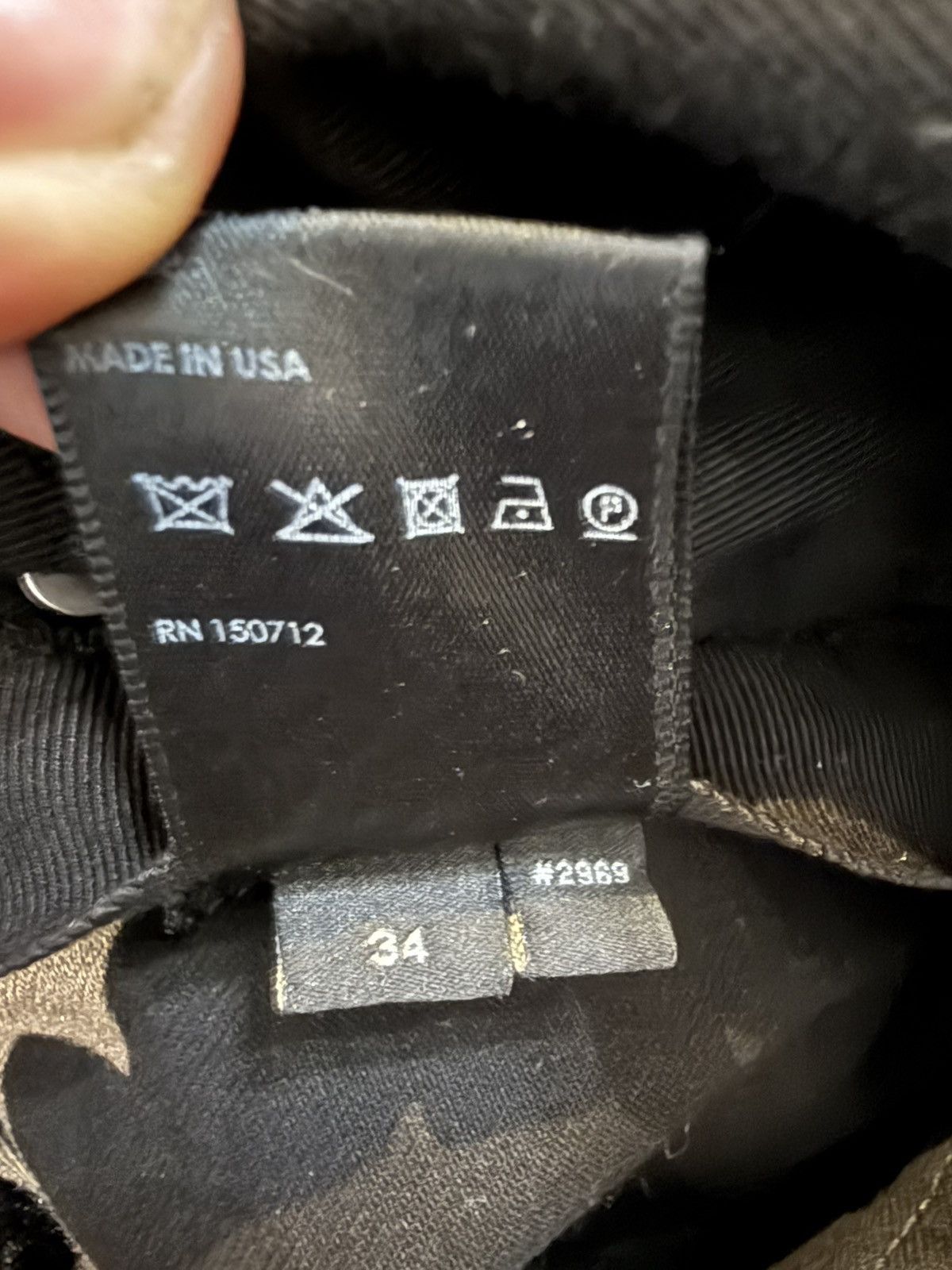 Amiri Amiri Mx1 Black Bandana Patches Size US 34 / EU 50 - 6 Thumbnail
