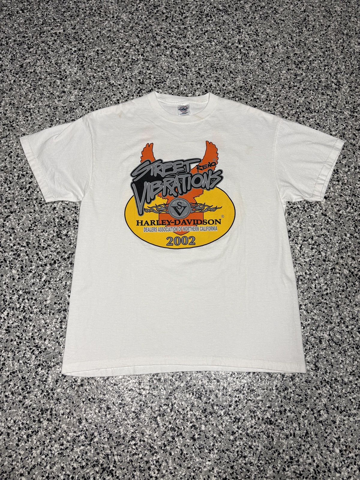 Harley Davidson 2002 Harley Davidson Street Vibrations T-Shirt Size L 0770 Size US L / EU 52-54 / 3 - 1 Thumbnail
